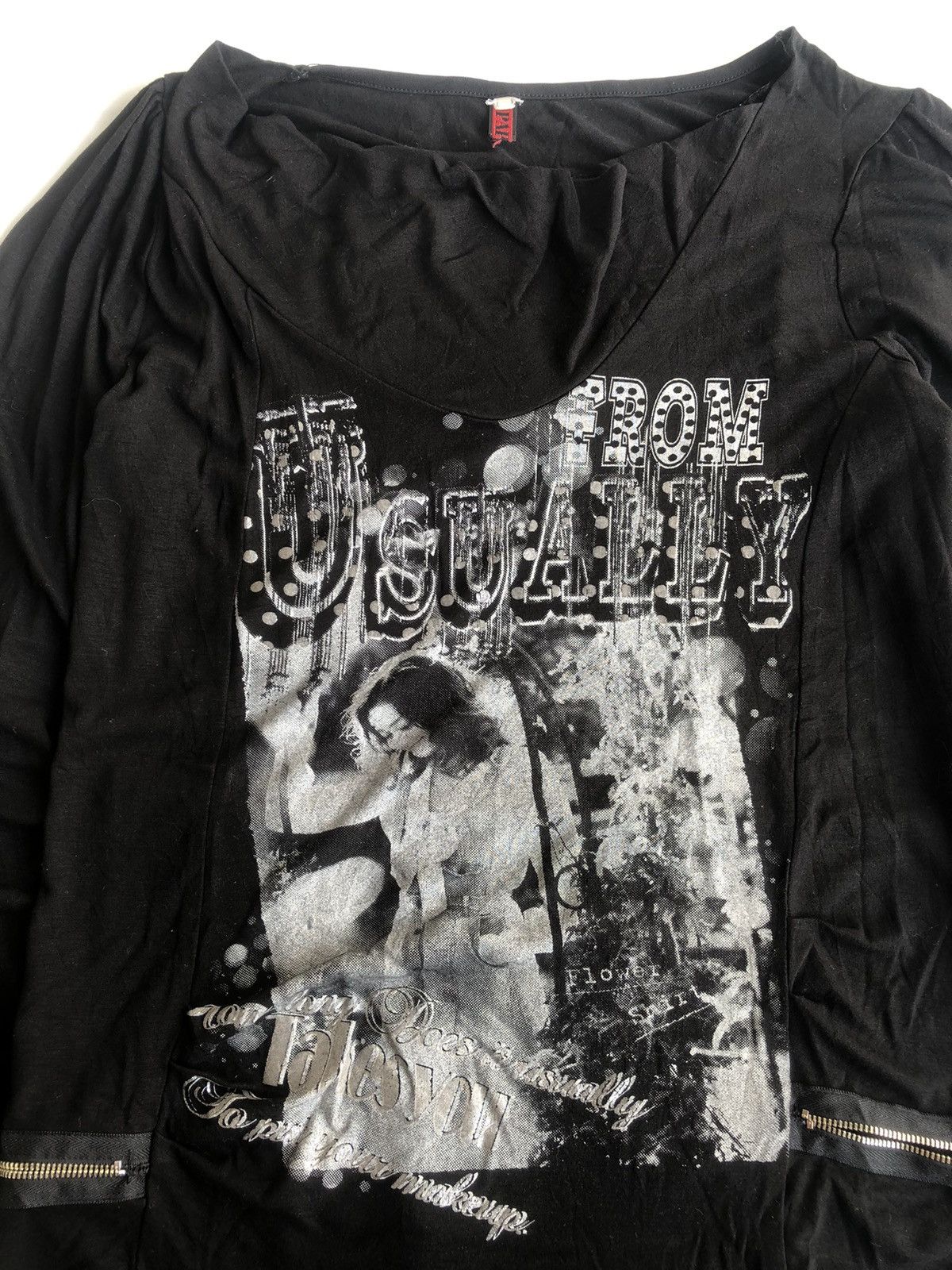 If Six Was Nine Japanese Gothic Poem From Usually Hysteric Style Size US L / EU 52-54 / 3 - 4 Thumbnail