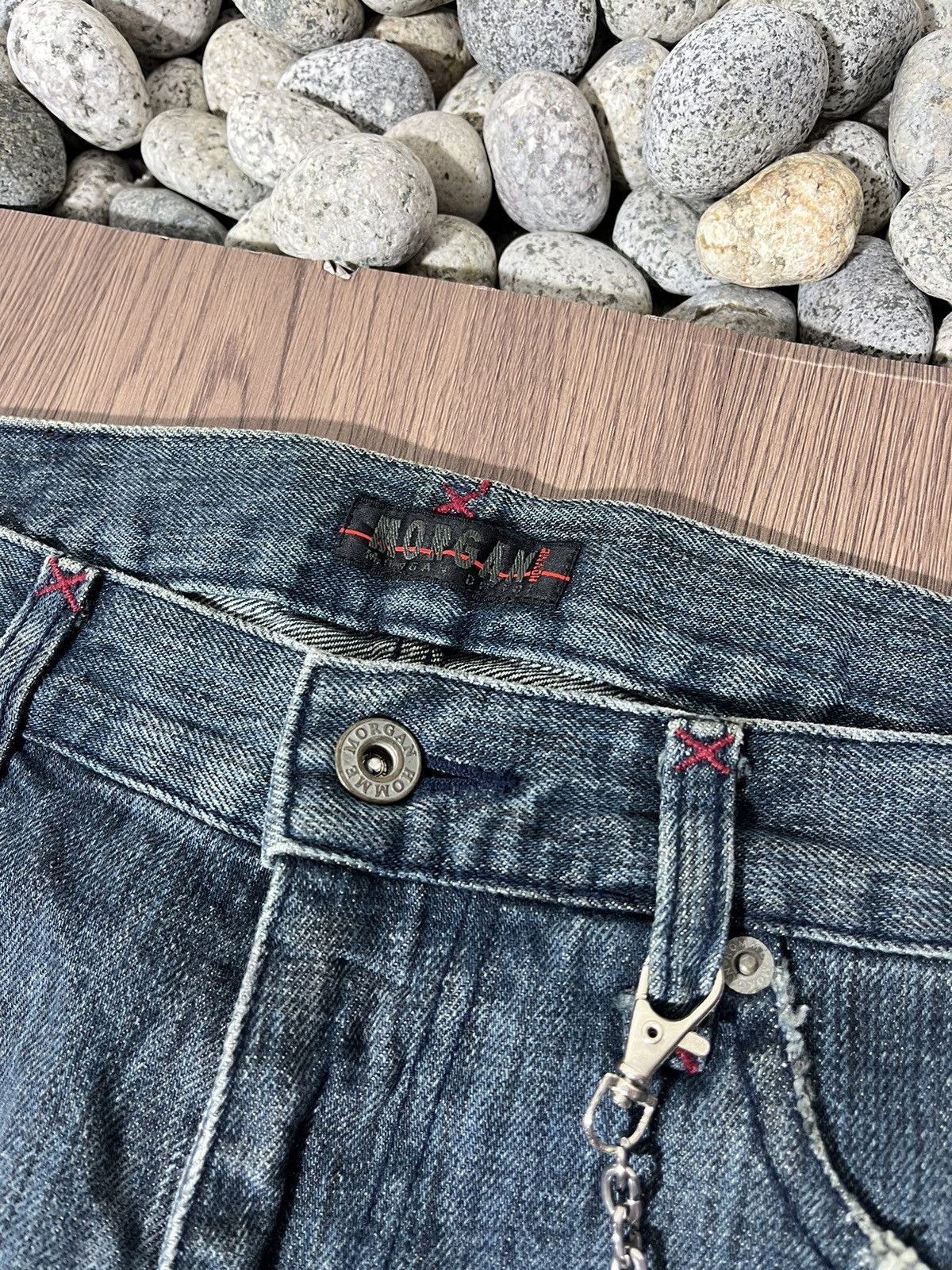 Morgan Homme Morgan Homme rusty washed flare denim Size US 31 - 9 Thumbnail