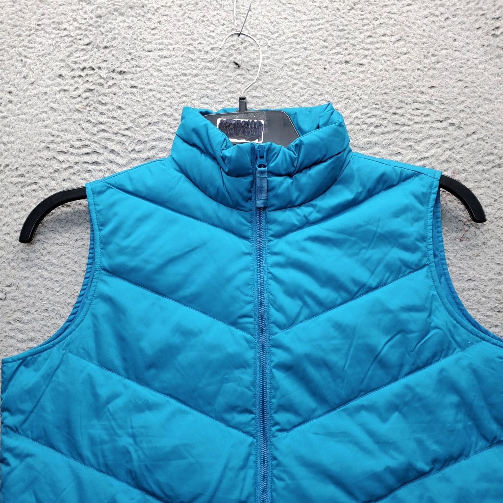 Lands' End Lands' End Down Puffer Vest Womens S Blue Quilted Winter Sleeveless Full Zip Vest Size S / US 4 / IT 40 - 5 Thumbnail