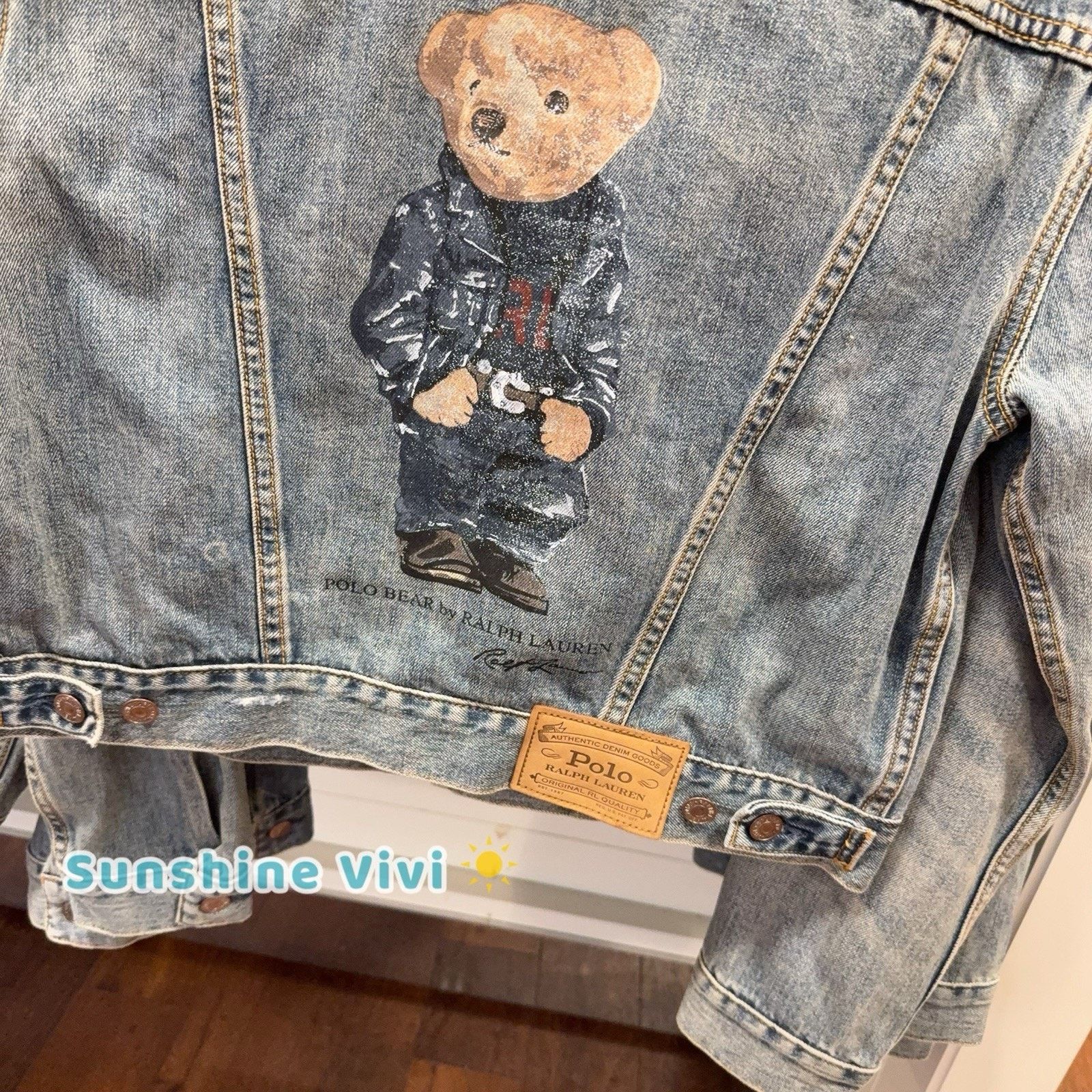 Ralph Lauren NWT POLO RALPH LAUREN Women's Polo Bear Denim Jean Jacket Size S / US 4 / IT 40 - 2 Thumbnail