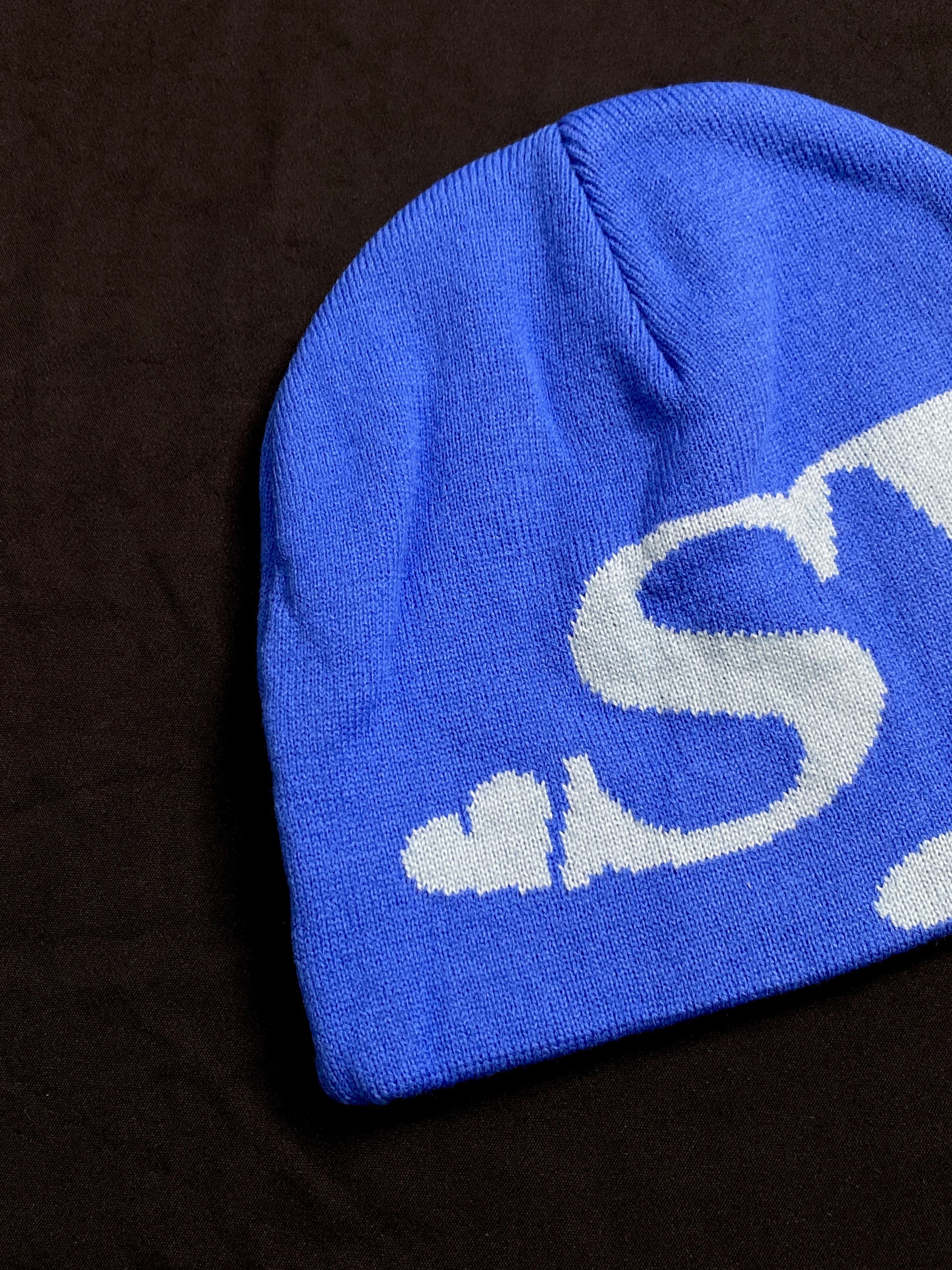 Japanese Brand Rare SYŃSORED Logo Blue No Cuff Knit Beanie OS Size ONE SIZE - 2 Thumbnail