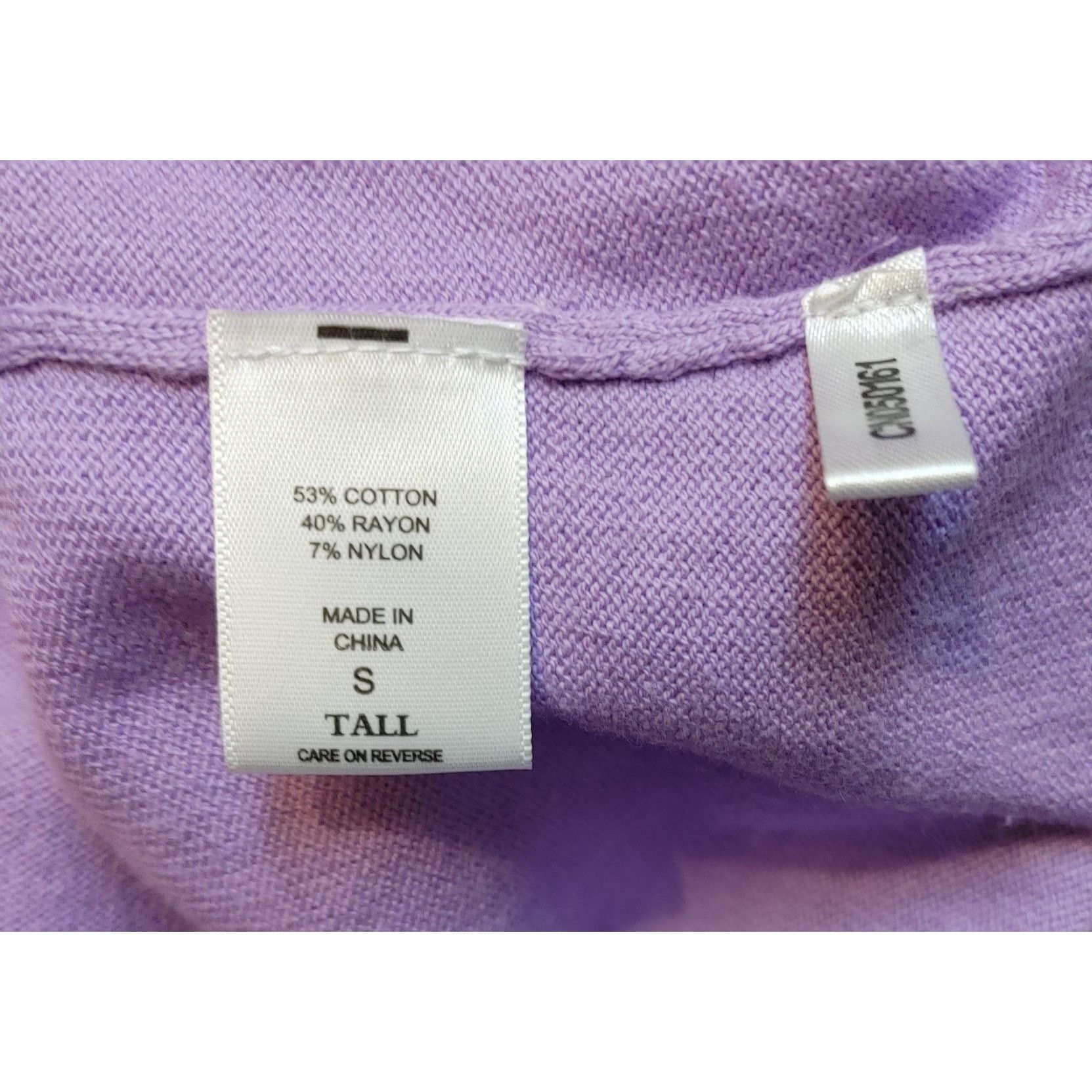 Other New York & Company 7th Avenue Design Studio Purple Button-up Size S / US 4 / IT 40 - 4 Thumbnail