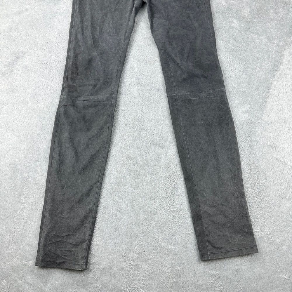 Helmut Lang Helmut Lang Light Grey Lambskin Leather Pants Women’s Size Size 28" / US 6 / IT 42 - 8 Thumbnail