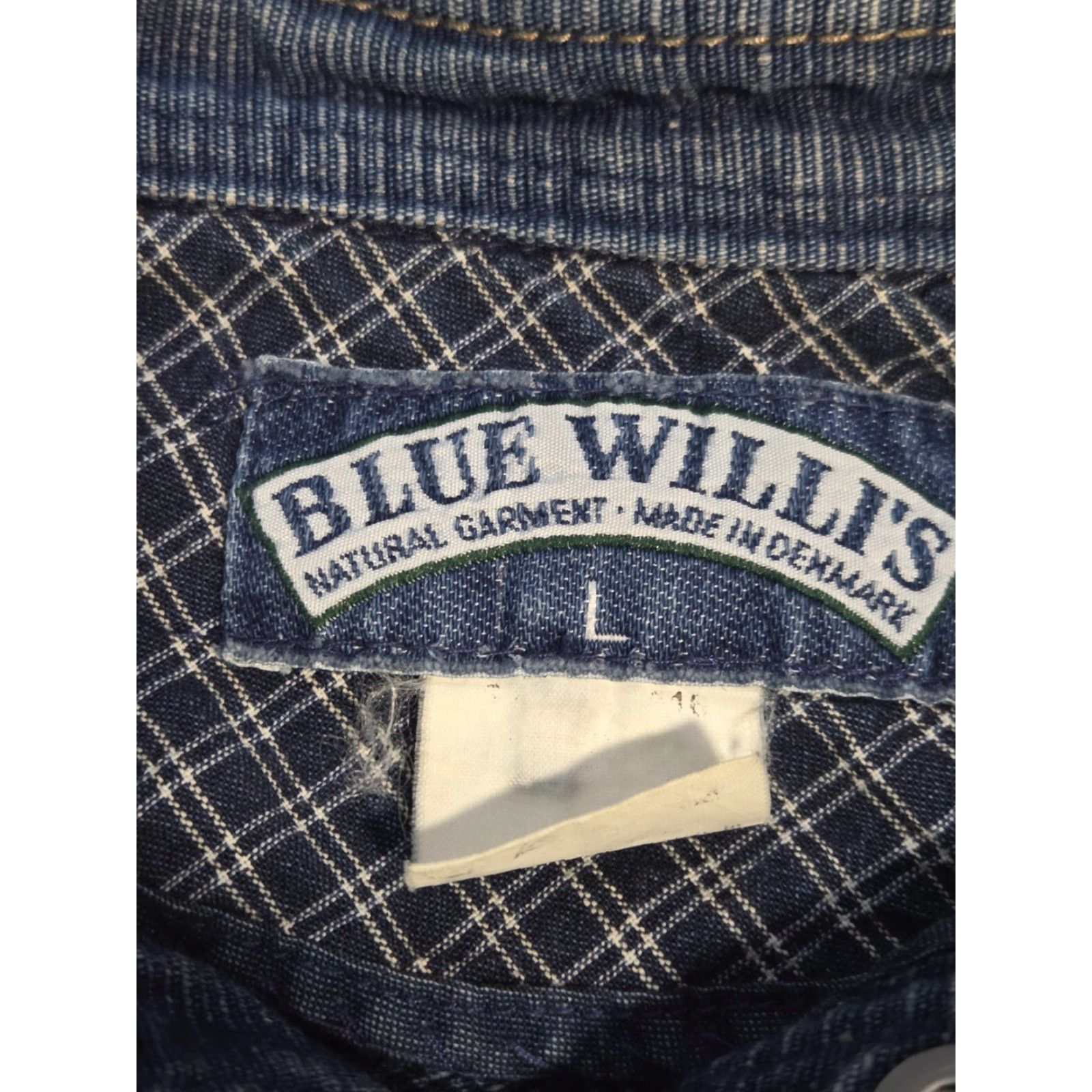 Vintage Blue Willi’s Sweater 1/4 Snap Pullover Men L Blue Made in Denmark Size Large Heavy Size US L / EU 52-54 / 3 - 3 Thumbnail