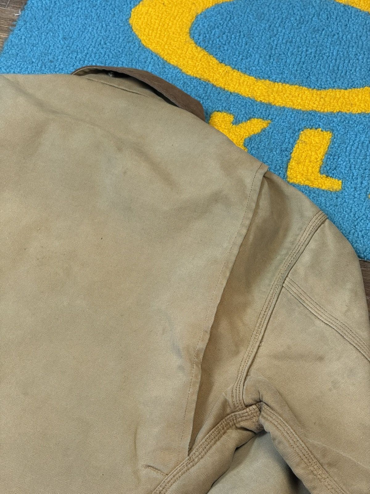 Carhartt × Vintage 90’s Vintage Carhartt Brown Detroit Blanket Lined Jacket Size US L / EU 52-54 / 3 - 11 Thumbnail