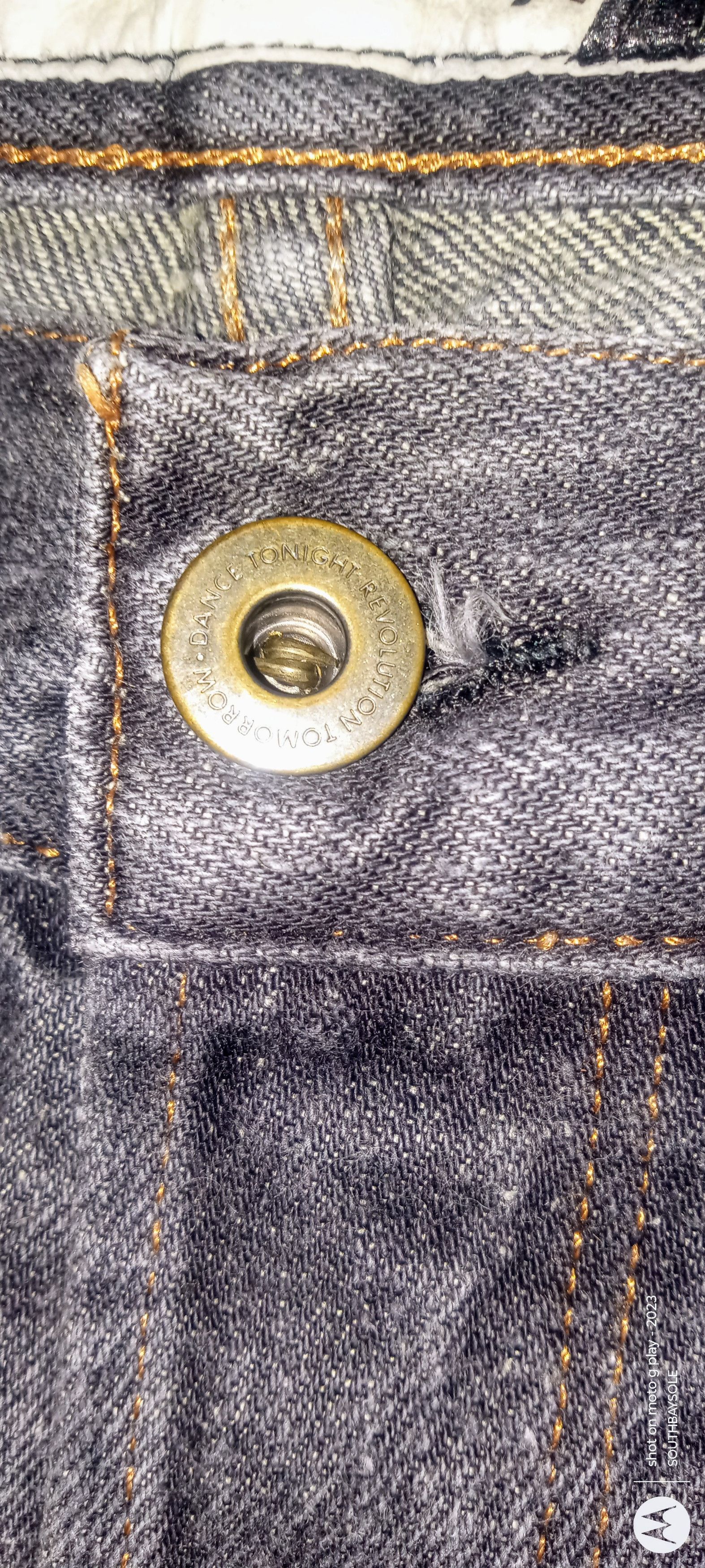 April 77 April 77 Records Black redline Japanese Selvedge Denim 33x23 Size US 33 - 6 Thumbnail