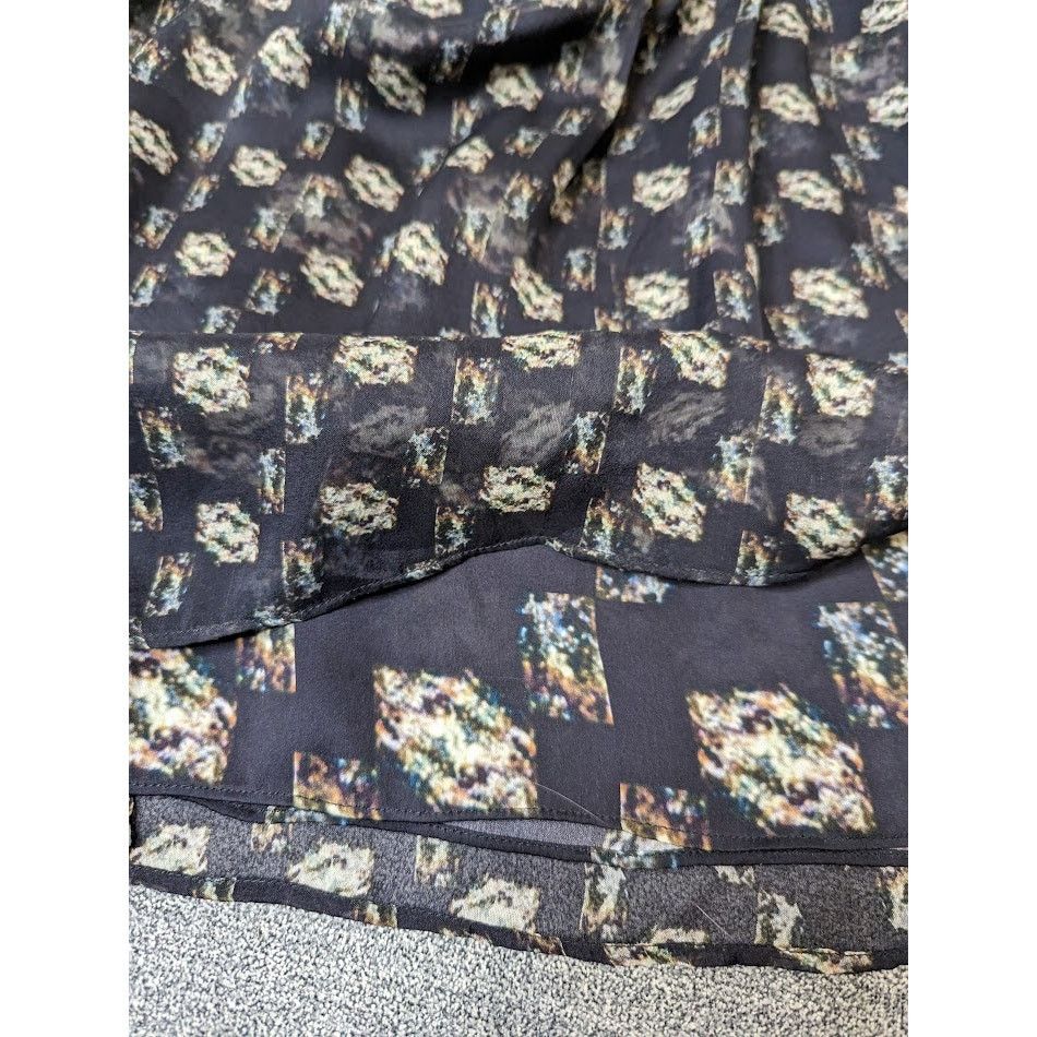 Olivier Theyskens Theyskens' theory silk mini skirt sz 2 Size 26" / US 2 / IT 38 - 6 Thumbnail