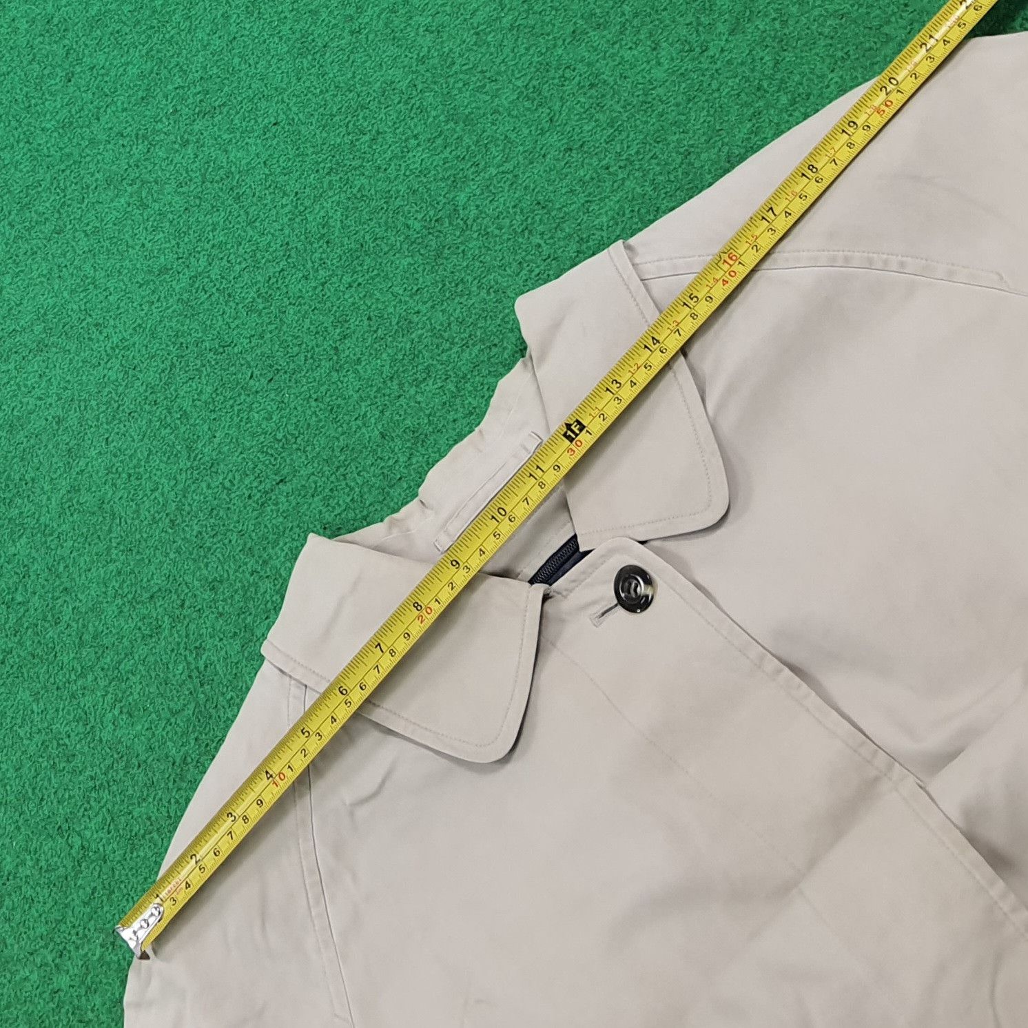 Burberry Vintage Burberrys Trench Coat Balmacaan Nova Check C309N2 Size L / US 10 / IT 46 - 13 Thumbnail
