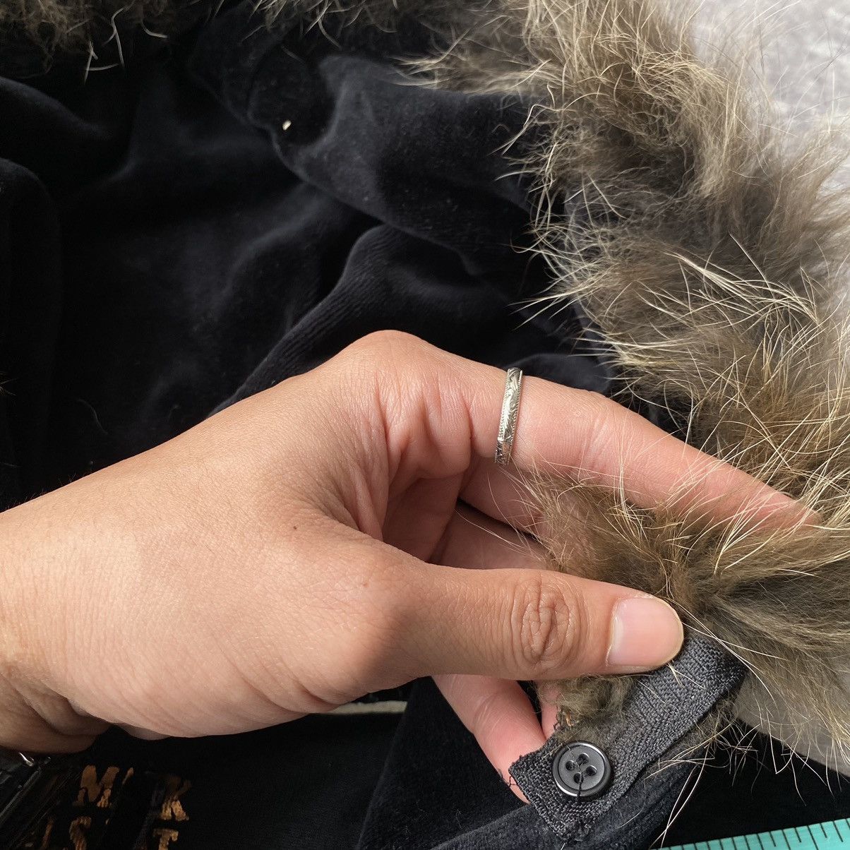 If Six Was Nine × Le Grande Bleu (L.G.B.) × Von Dutch Von Dutch Raccoon Fur Zipper Hoodie Size US XS / EU 42 / 0 - 12 Thumbnail