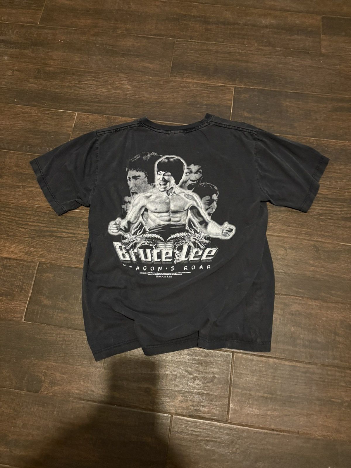 Other Vintage Bruce Lee Faded Black T-shirt Size Medium Size US M / EU 48-50 / 2 - 2 Thumbnail