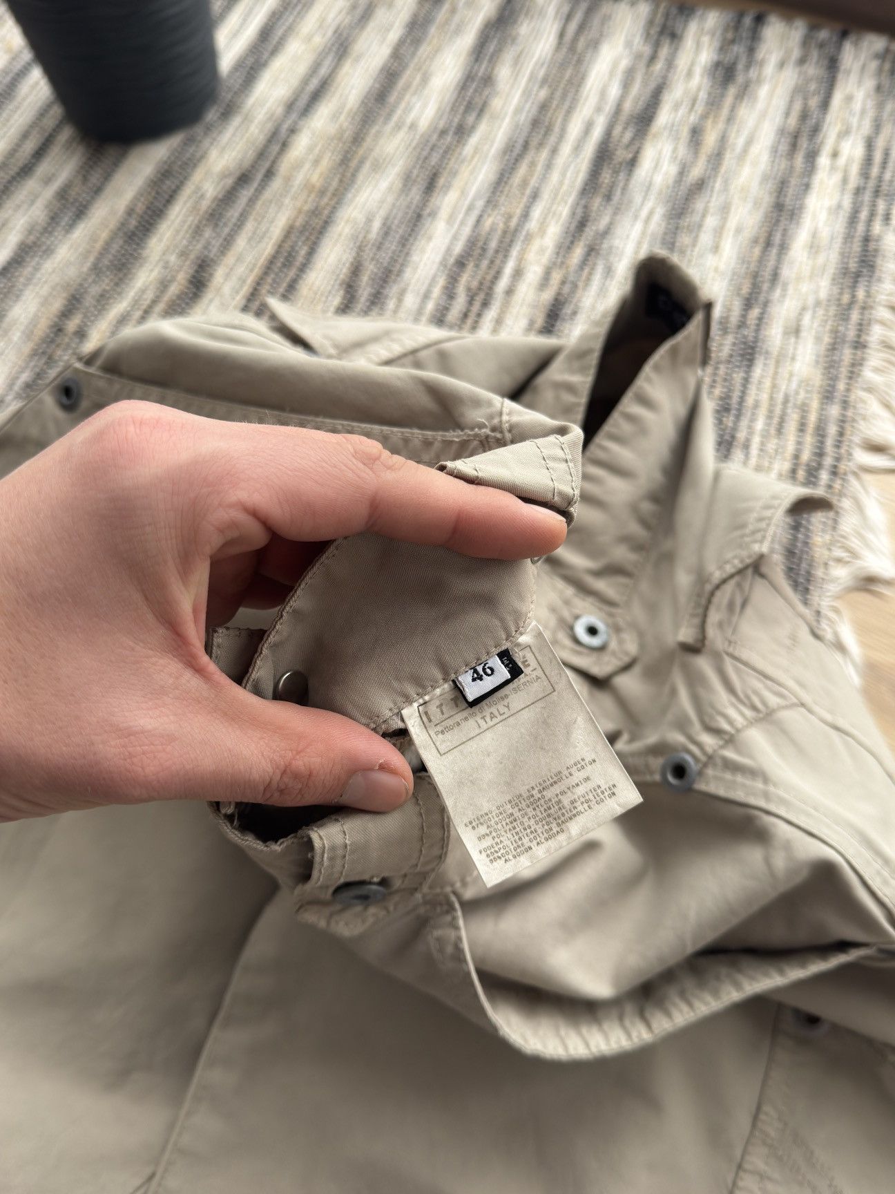 Dolce & Gabbana Vintage Dolce&Gabbana Multi pocket Cargo Y2K Beige Pants Men Size US 32 / EU 48 - 11 Thumbnail