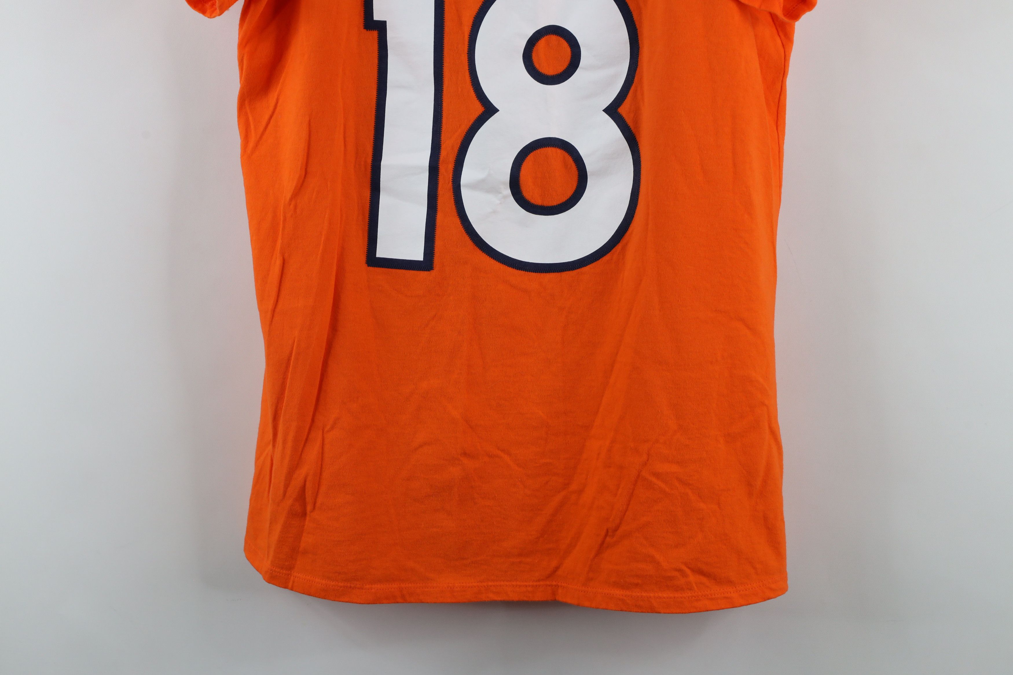 Nike × Vintage Nike Peyton Manning Denver Broncos Football Jersey T-Shirt Size L / US 10 / IT 46 - 3 Thumbnail