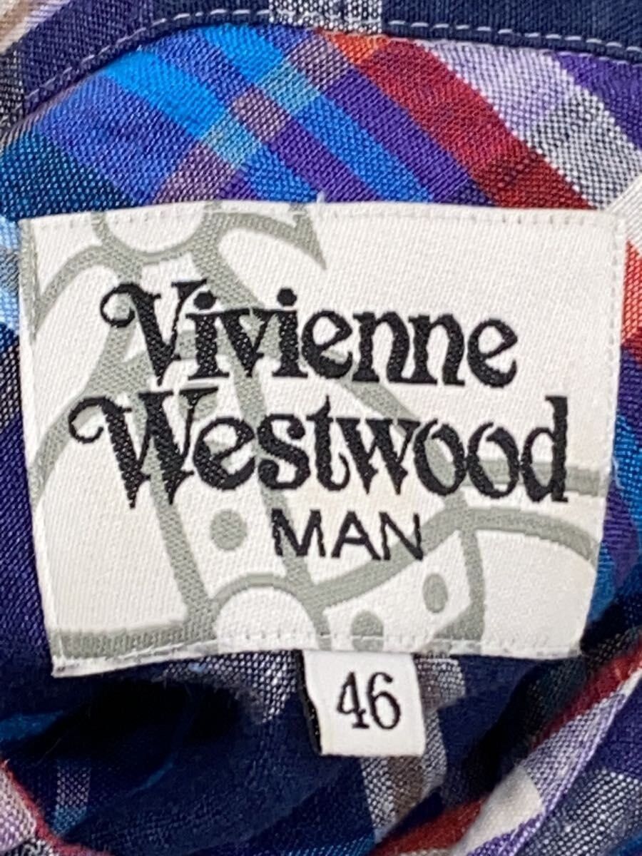 Vivienne Westwood Asymmetrical Collar Plaid Short Sleeve Button Shirt Size US S / EU 44-46 / 1 - 4 Thumbnail