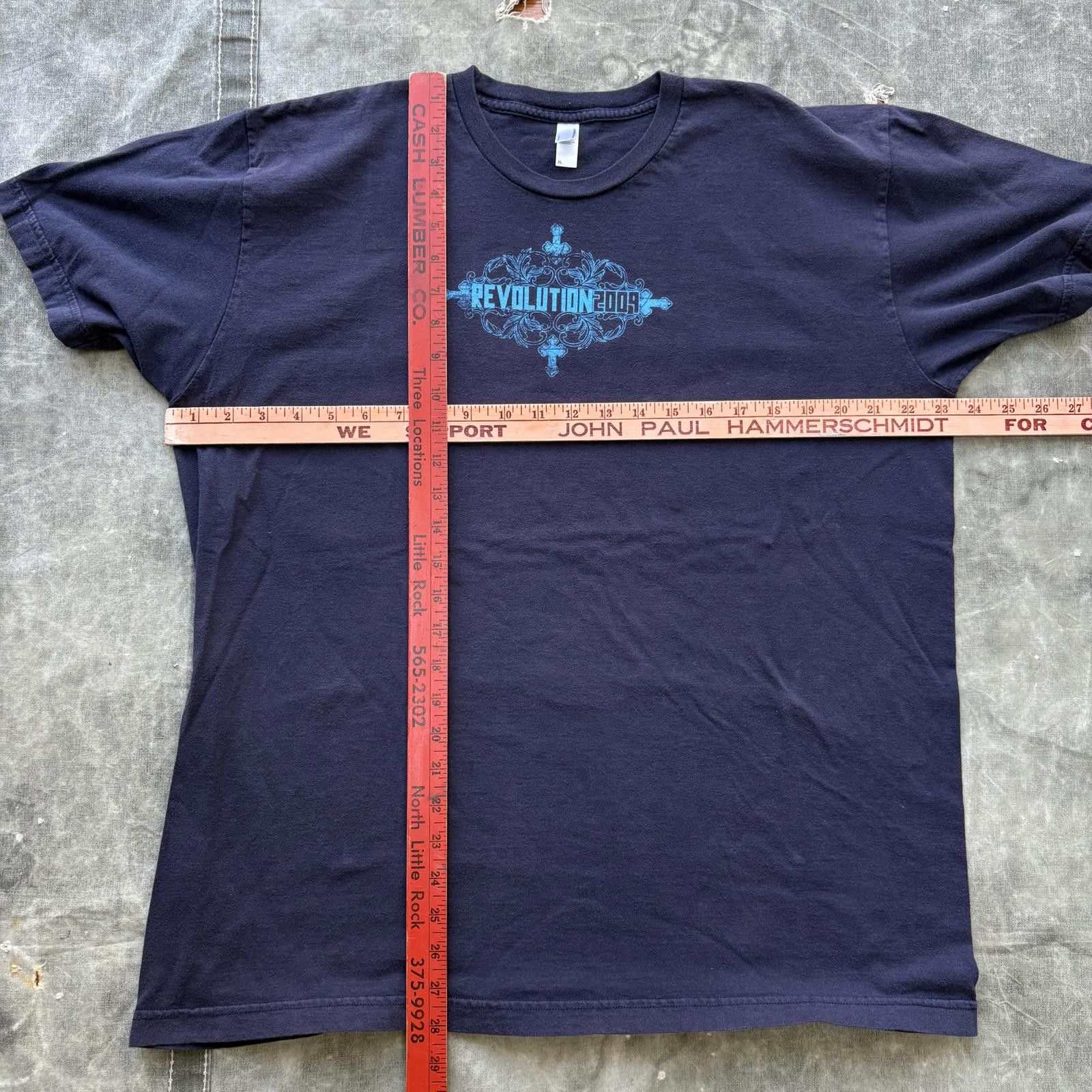 American Apparel Vintage Y2K Revolution Affliction Jesus Bible Verse Shirt Size US XL / EU 56 / 4 - 6 Thumbnail