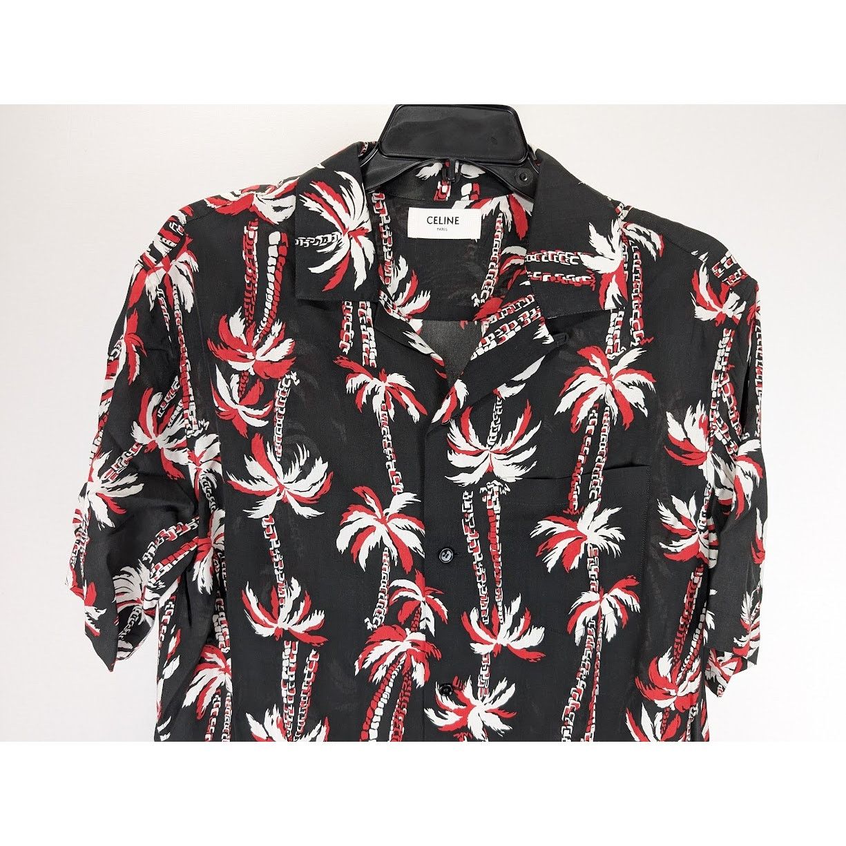 Celine o1rshd1 Chemise Hawaii Toile Shirt in Multicolor Size US XS / EU 42 / 0 - 5 Thumbnail