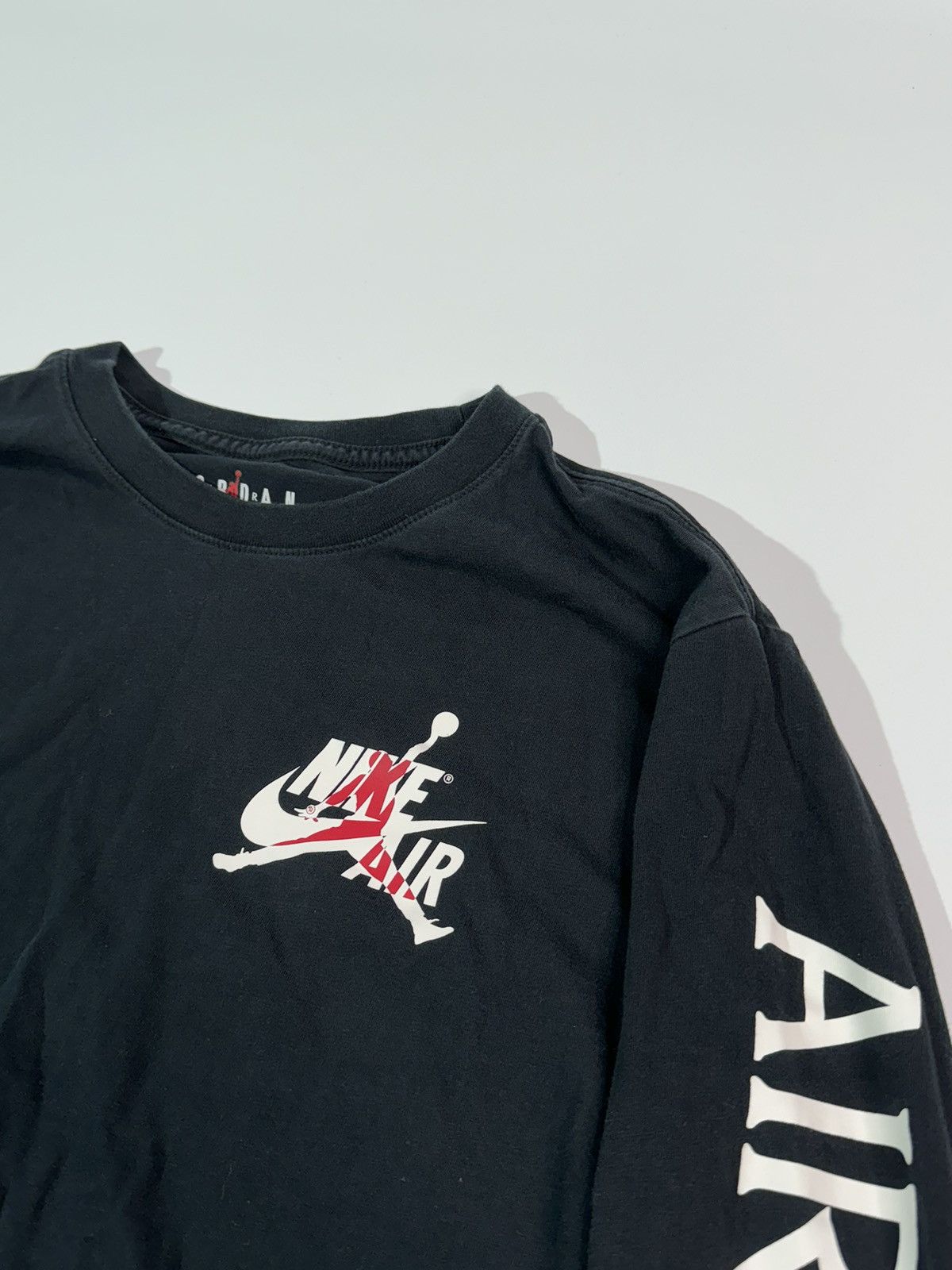 Jordan Brand × Nike Jordan long sleeve big logo spellout tee swag sport Nike y2k Size US M / EU 48-50 / 2 - 2 Thumbnail