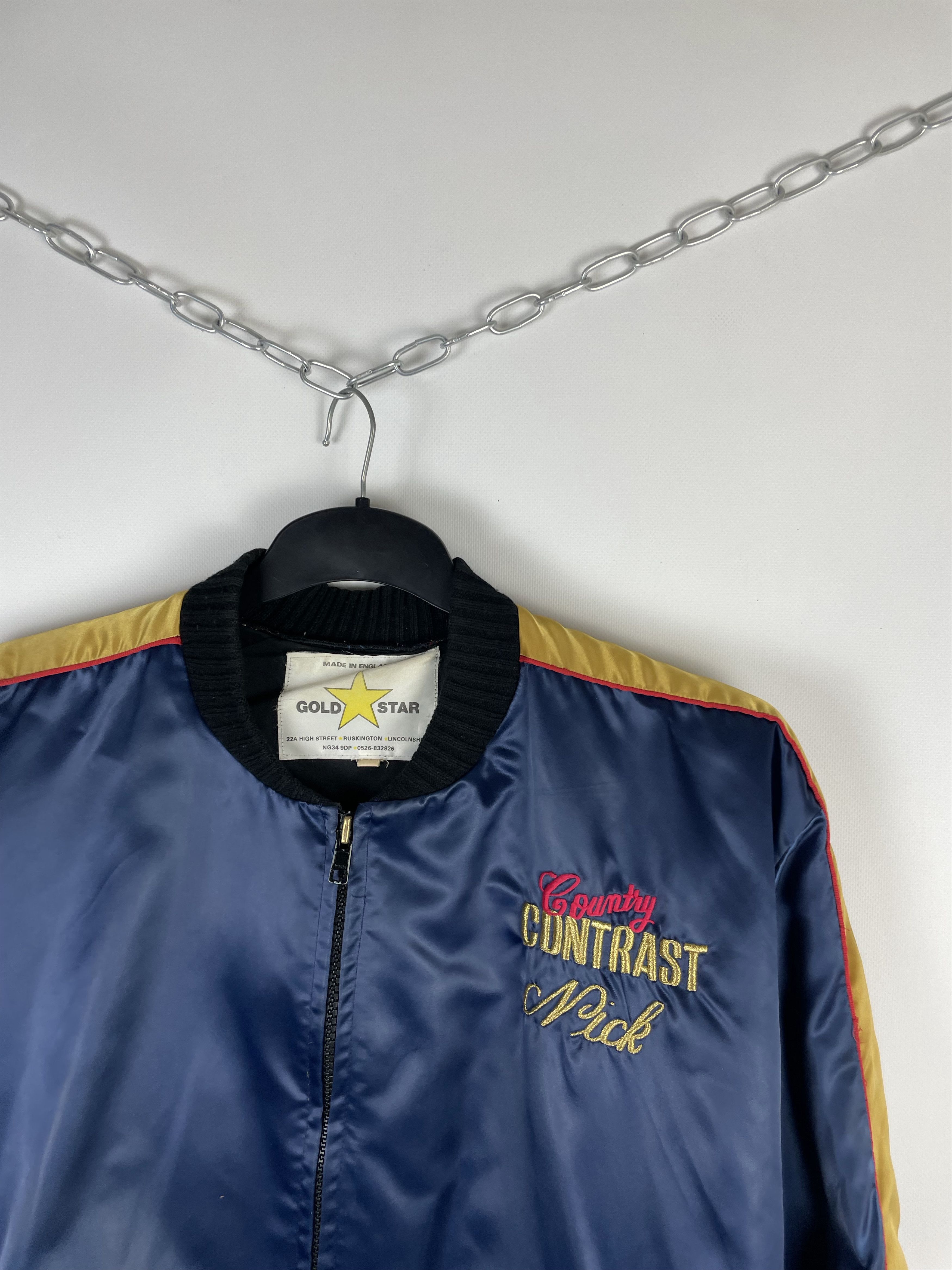Vintage Vintage 80’s 90’s Country Music Satin Bomber Jacket Size US S / EU 44-46 / 1 - 3 Thumbnail