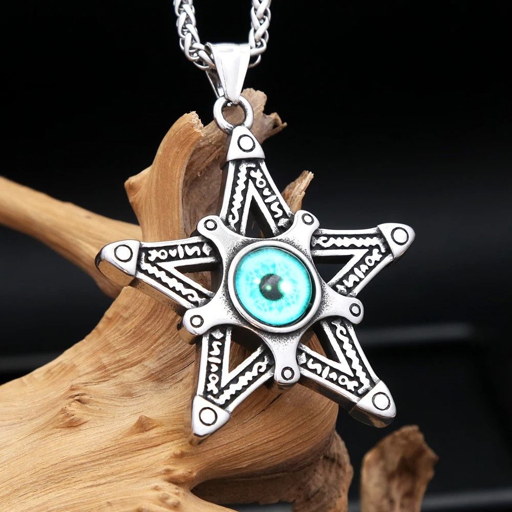 Other Vintage Pentagram Star Pendant Necklace Size ONE SIZE - 3 Thumbnail