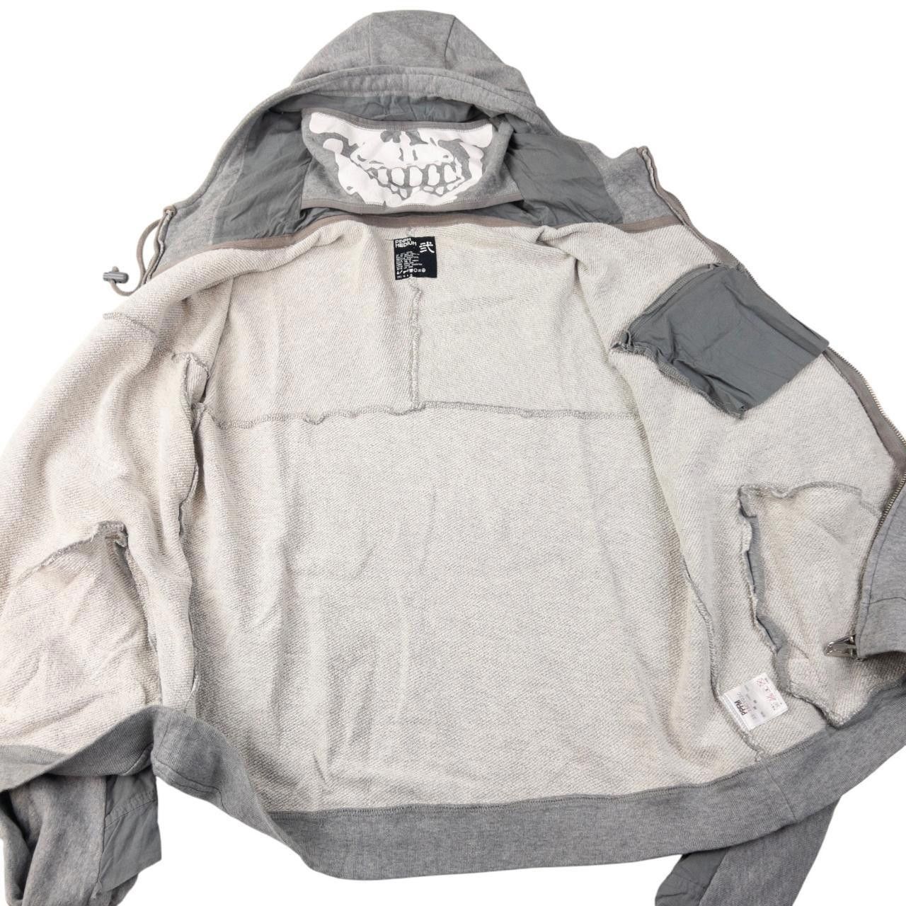 Vintage PPFM Skull Mask Zip Up Hoodie Size S