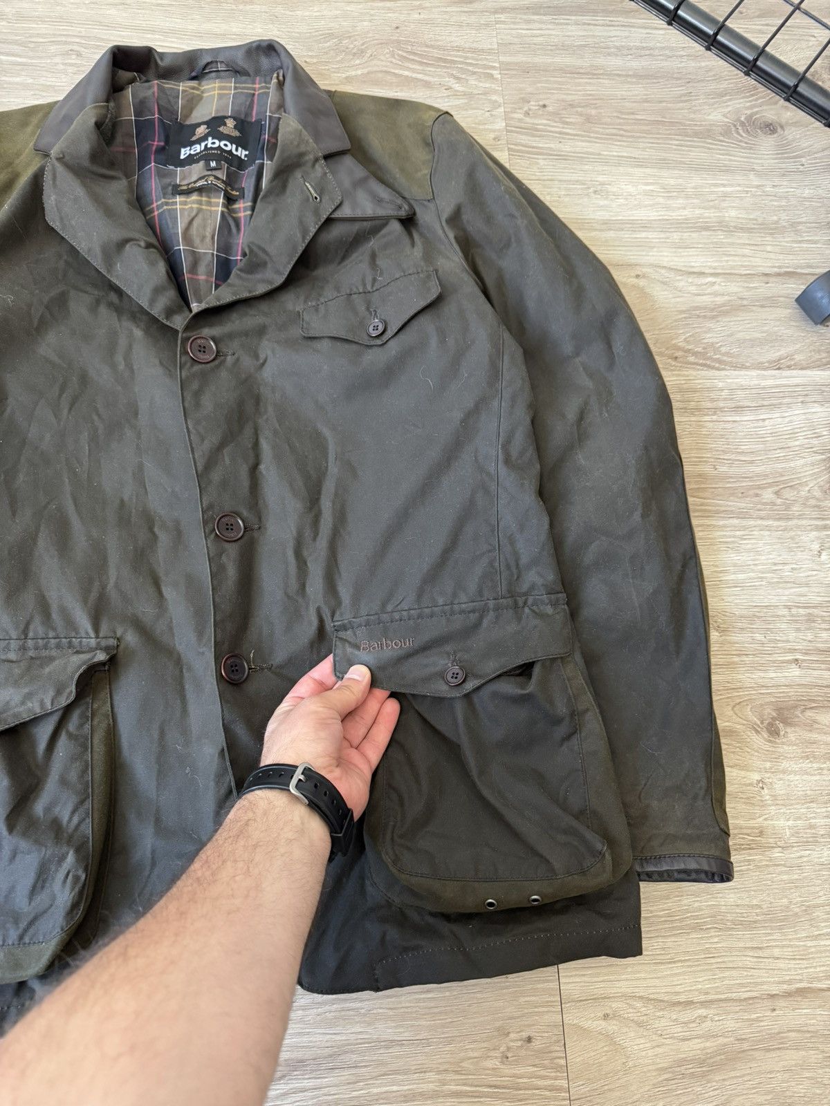 Barbour Barbour Beacon Sports Waxed Jacket Size US M / EU 48-50 / 2 - 3 Thumbnail