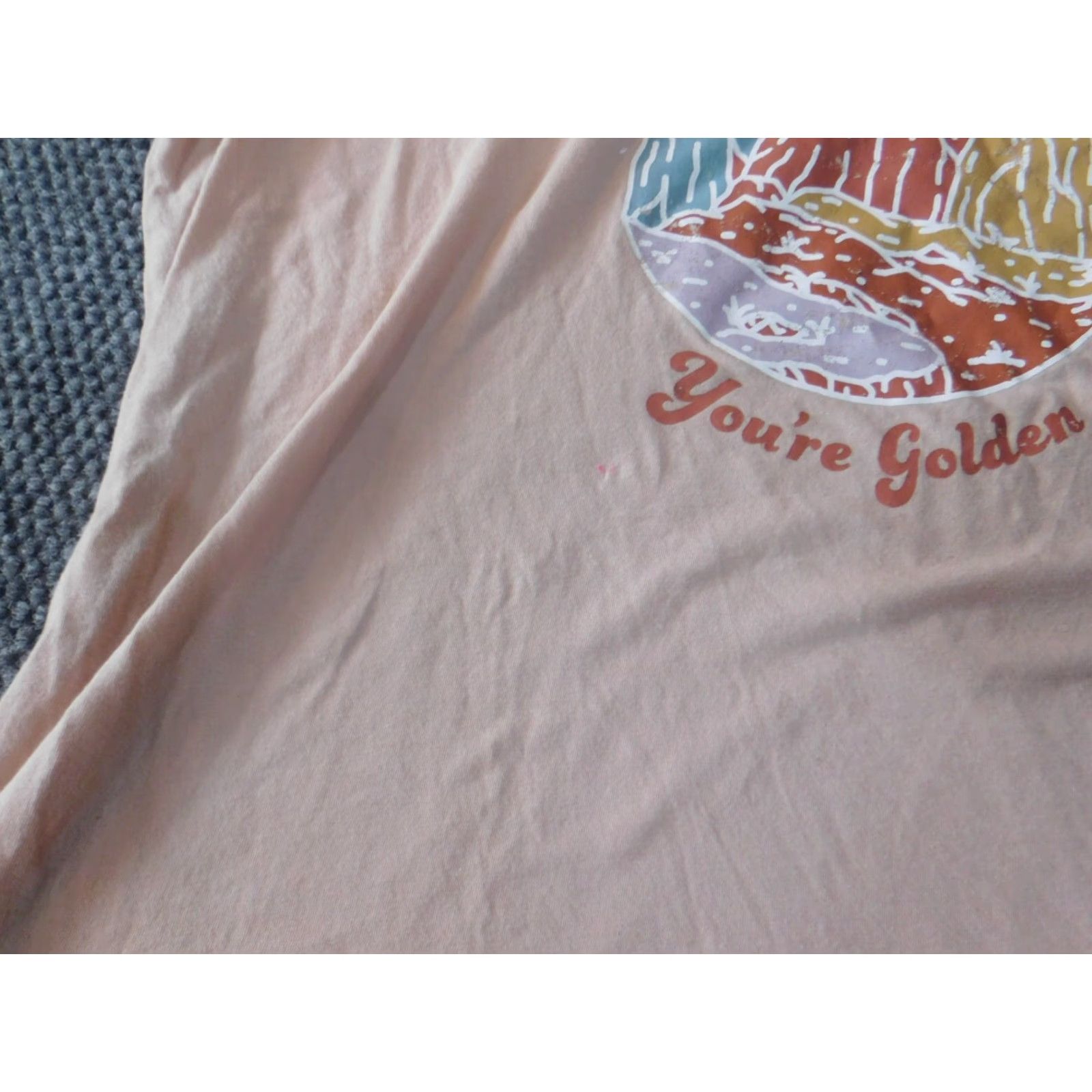 Vintage C&C California Blouse Womens 2X Plus Pink Short Sleeve Pullover Knit Cotton Rayon Button Collared Casual Basic Size XXL / US 16-18 / IT 52-54 - 4 Thumbnail