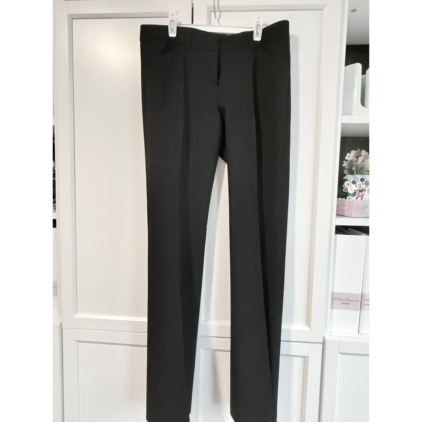 Theory Theory Black Wool Blend Tailored Pants Women Size 4 - B022 Size 27" / US 4 / IT 40 - 4 Thumbnail
