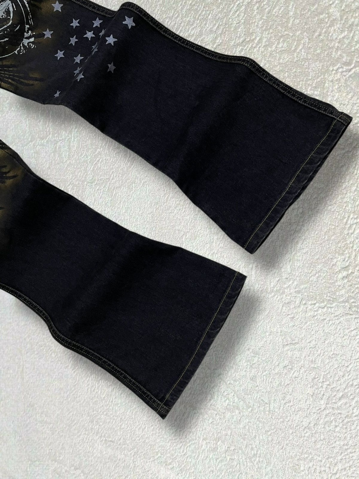 In The Attic Vintage 1990s Japan Designer Laura Iconic Punk Style Denim Size US 28 / EU 44 - 4 Thumbnail