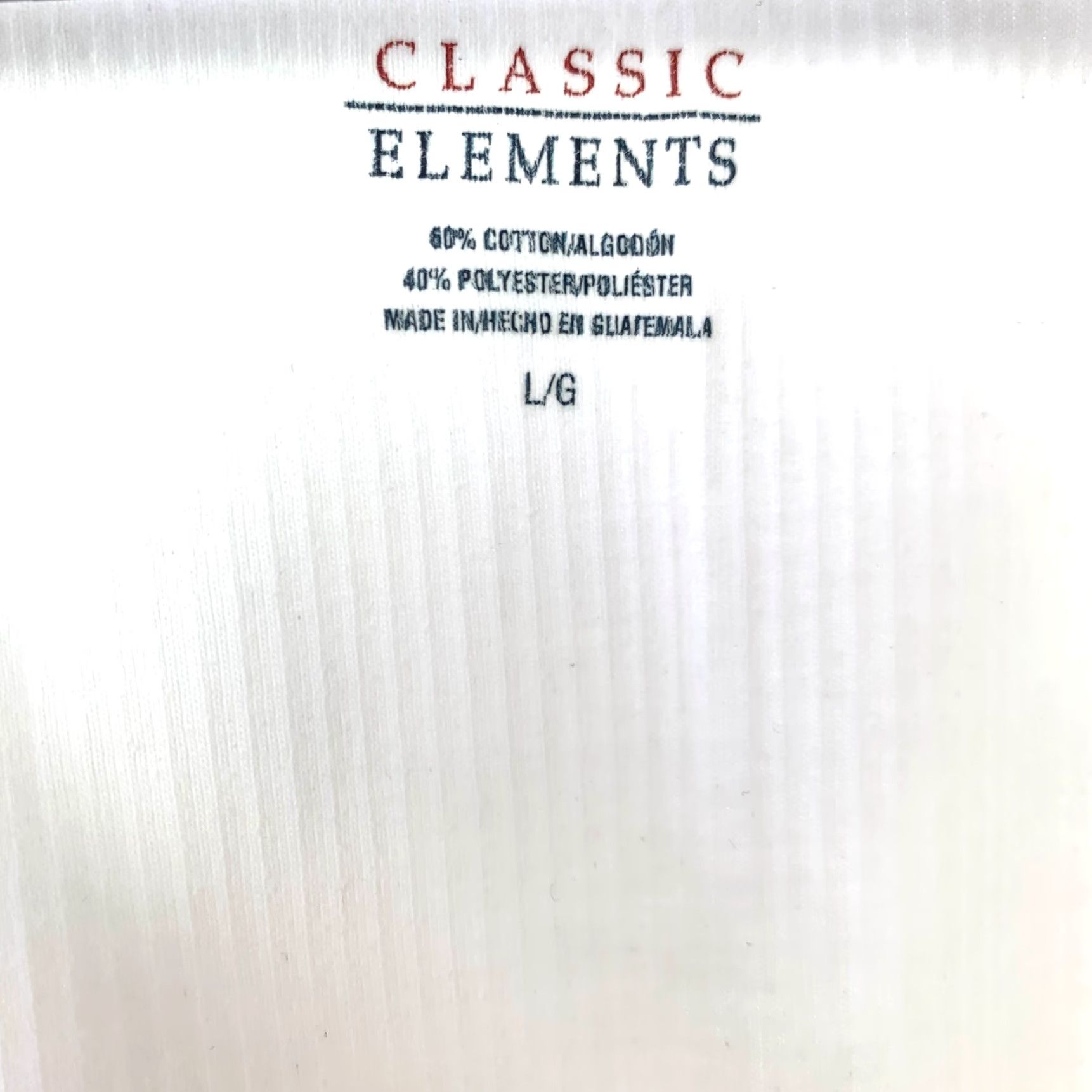 Vintage Classic Elements Solid White Ribbed Tank Top Basic Shirt Womens Large Size L / US 10 / IT 46 - 3 Thumbnail