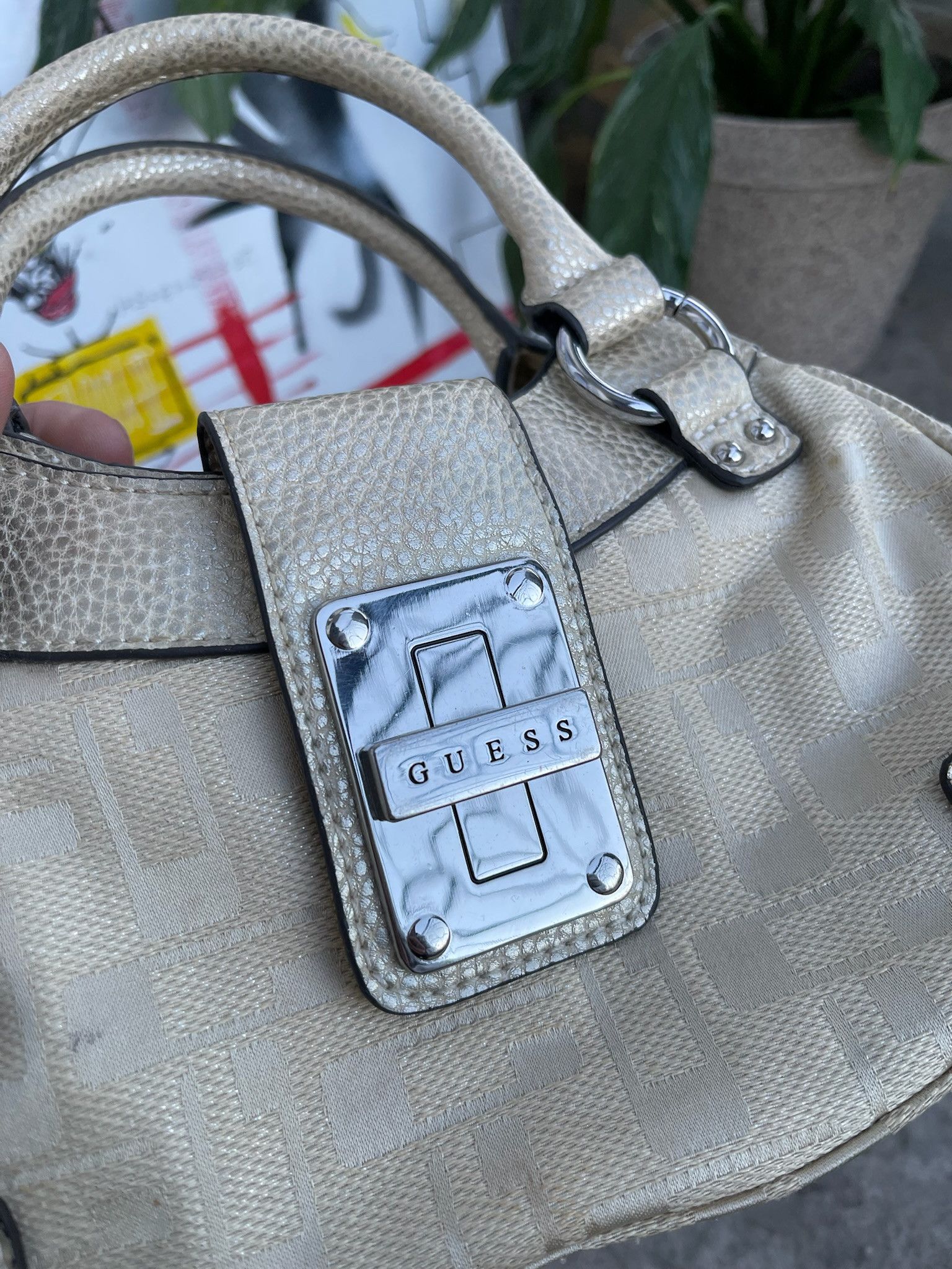 Guess Vintage Handbag GUESS monogram y2k Size ONE SIZE - 7 Thumbnail