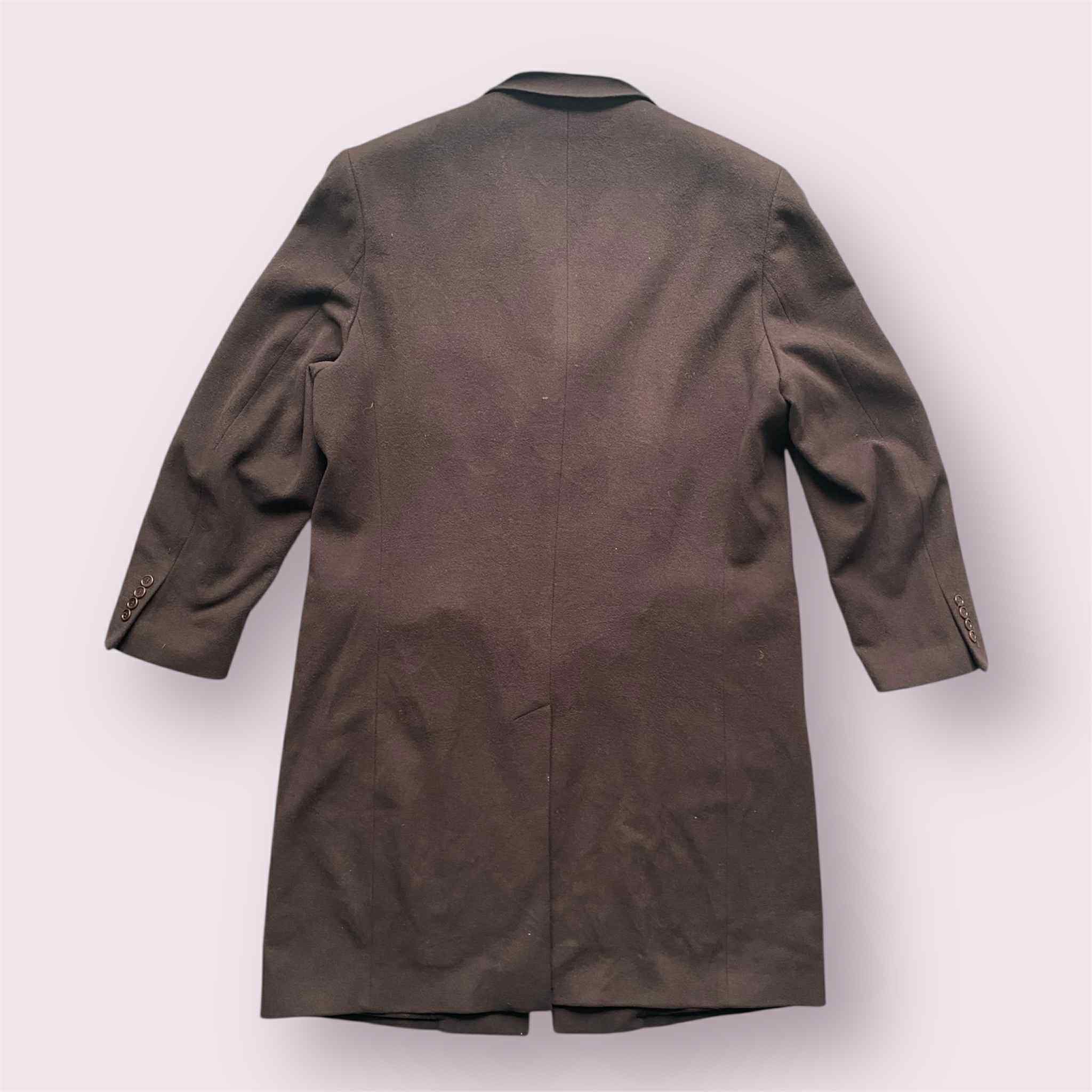 Balmain Vintage Balmain Wool Trench Coat Long Brown Overcoat Size US XL / EU 56 / 4 - 2 Thumbnail