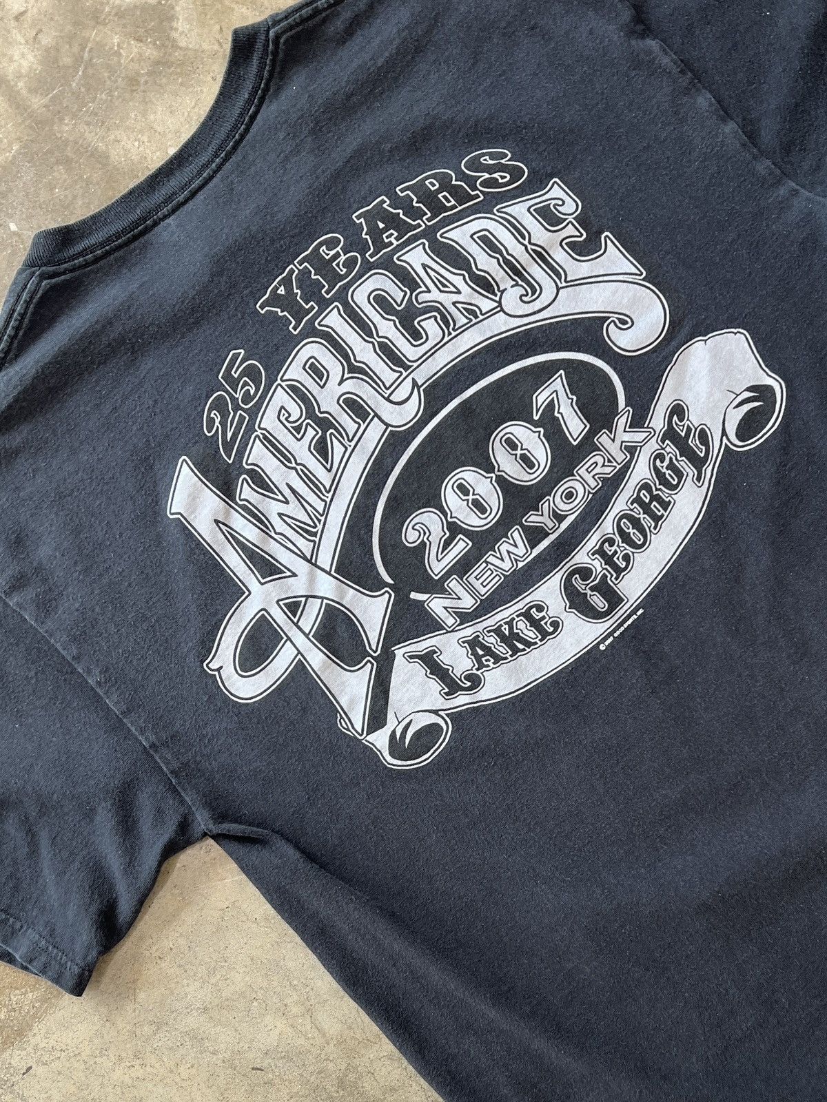 Harley Davidson × Vintage Vintage 2007 Y2K Americade Lake George Motorcycle Tee Large Size US L / EU 52-54 / 3 - 4 Thumbnail