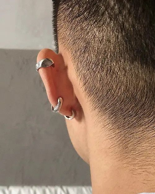 Designer Retro punk earrings Size ONE SIZE - 3 Thumbnail