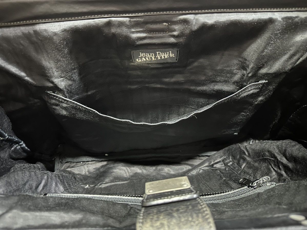 Gaultier Homme Objet × Jean Paul Gaultier 🔥Vintage Jean Paul Gautier Doctor Bag Leather Boston Bag JPG Size ONE SIZE - 16 Thumbnail