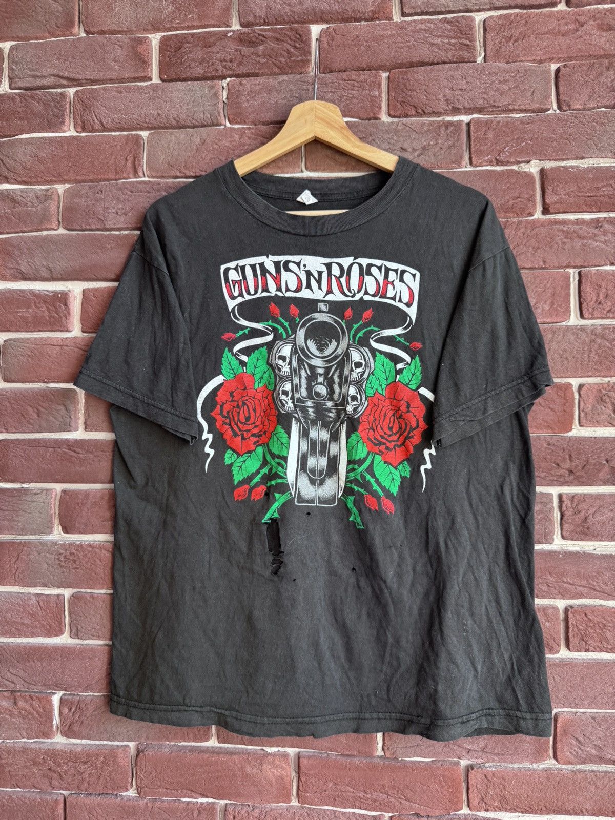 Band Tees Guns N Roses Vintage 90s Rock Band Tee Grail Axl Rose Black Size US L / EU 52-54 / 3 - 1 Thumbnail