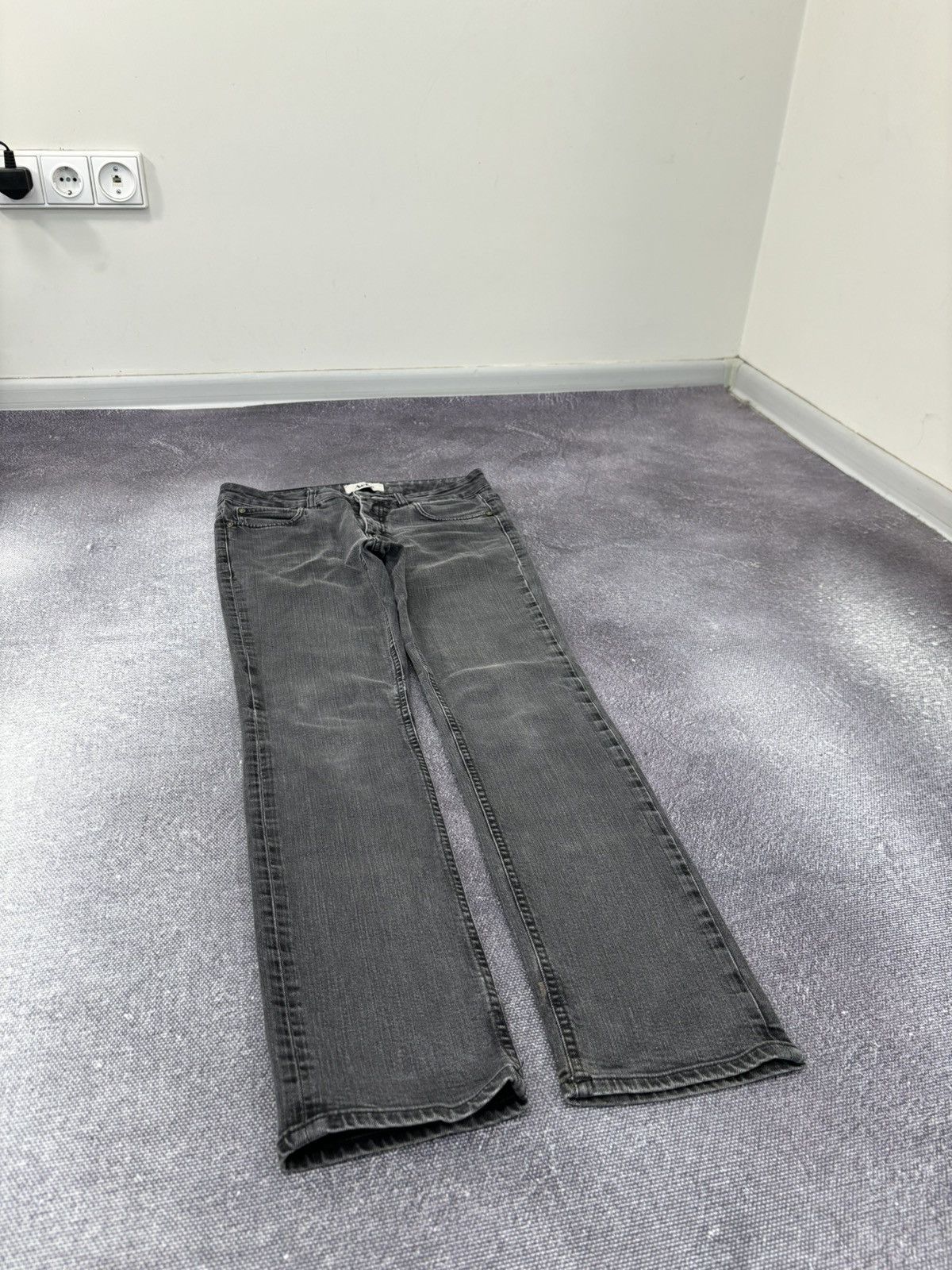 Acne Studios Acne Studios Hex Cash Slim Fit Gray Luxury Denim Jeans Size US 29 - 3 Thumbnail