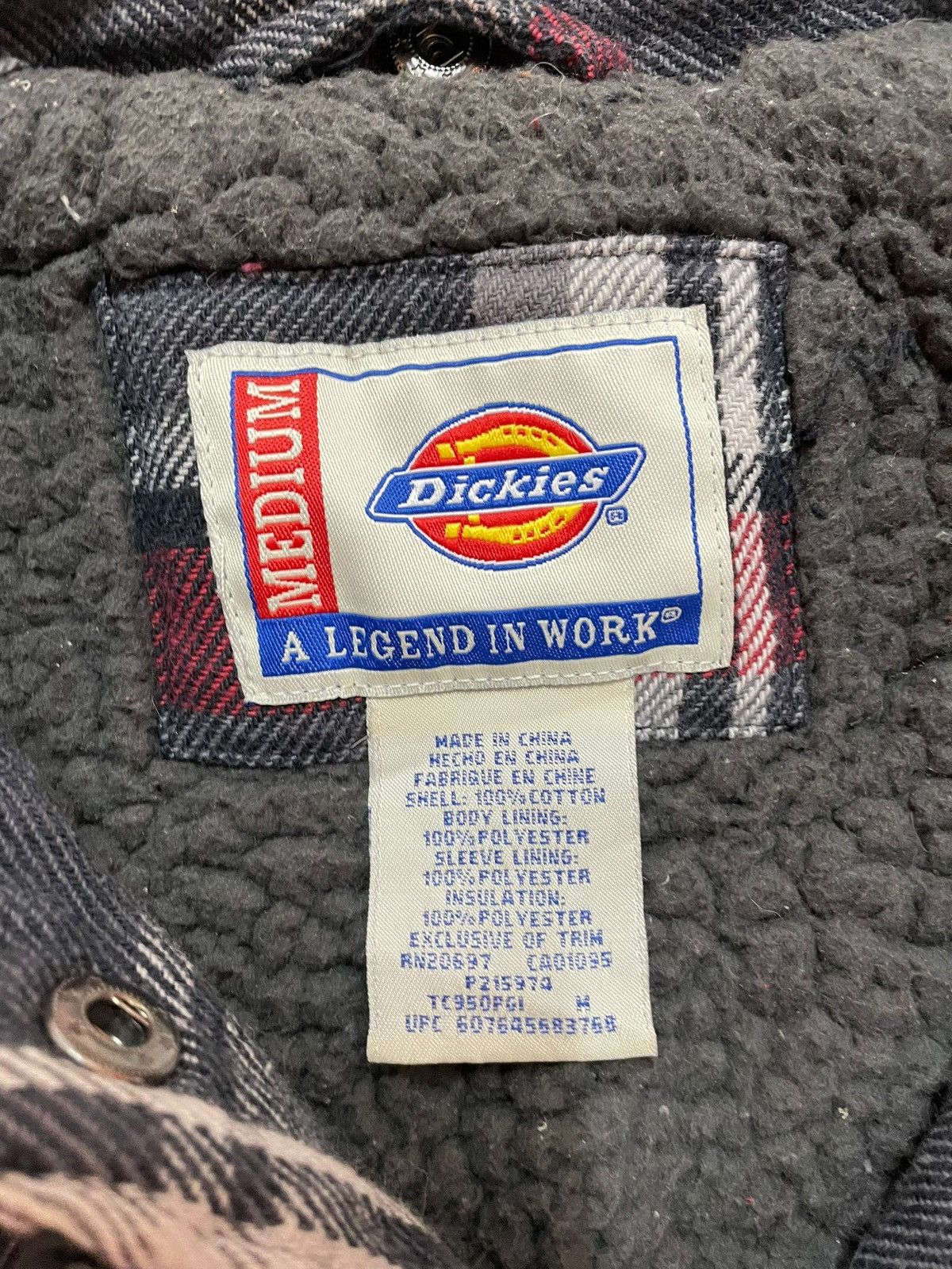 Dickies 90’s Plaid Vintage Dickies Sherpa Jacket Size US M / EU 48-50 / 2 - 17 Thumbnail
