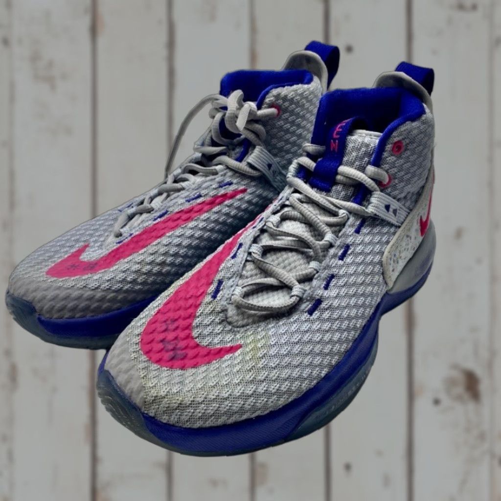 Nike VINTAGE Nike Zoom Rize TB Promo Kay Yow CW1880-001 Mens 8.5 Breast Cancer Awareness 1547 Size US 9 / EU 42 - 1 Thumbnail