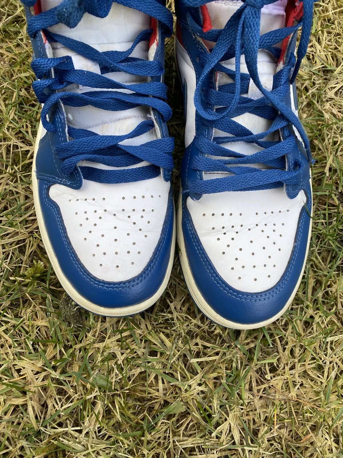 Jordan Brand × Nike Nike Air Jordan 1 Mid French Blue Size US 8.5 / EU 41-42 - 4 Thumbnail