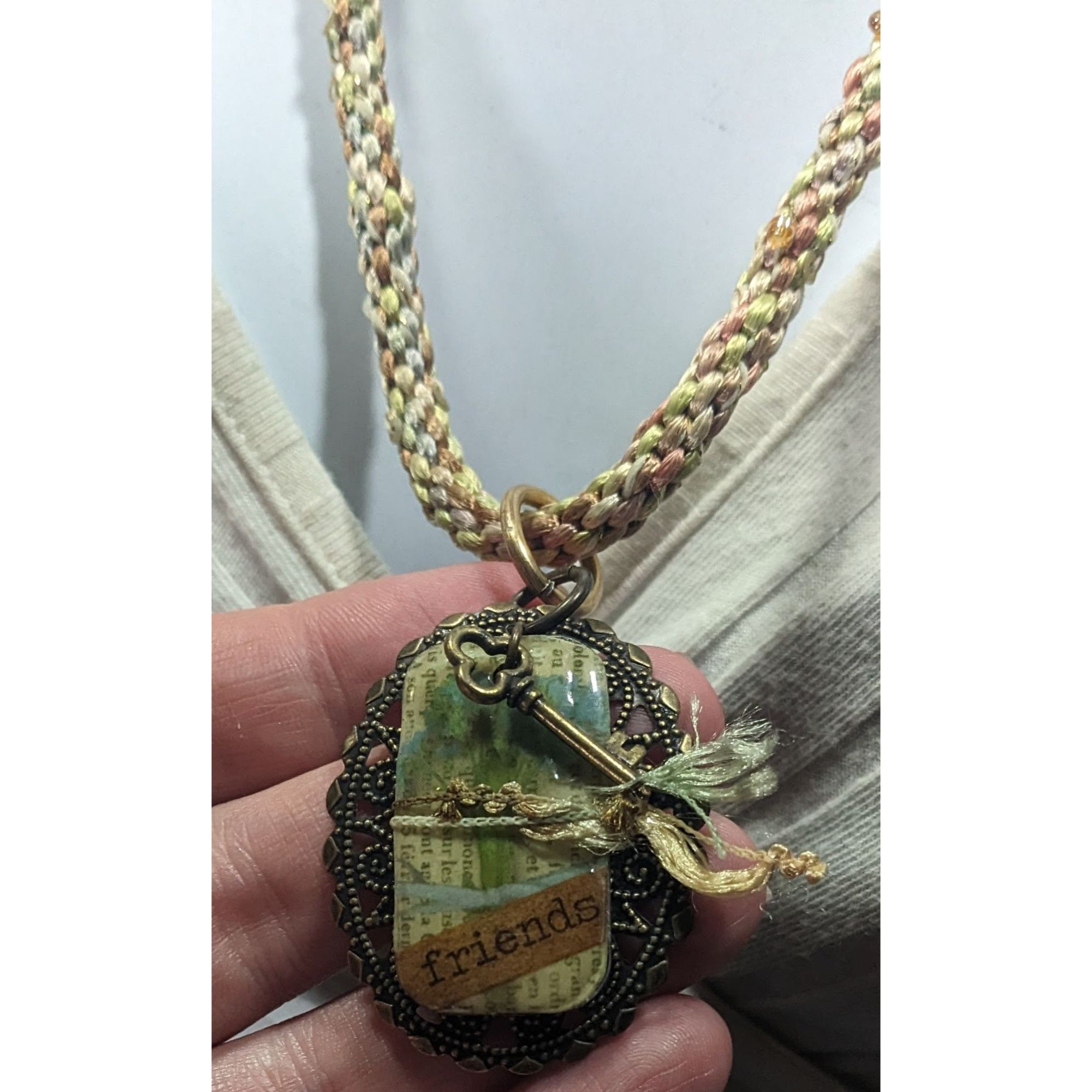 Other Handmade Rustic Cottagecore Friendship Necklace Size ONE SIZE - 3 Thumbnail