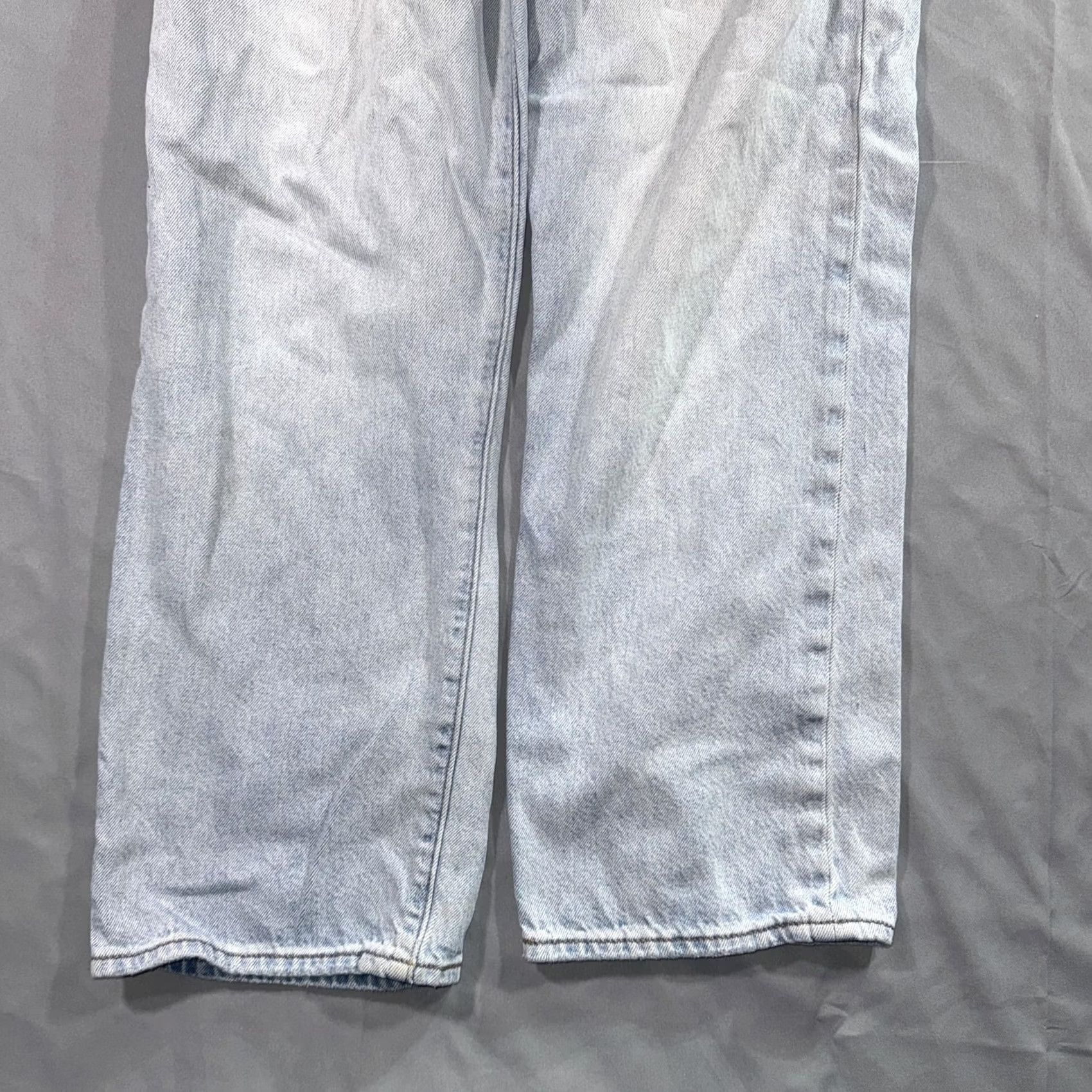 Levi's Levi's Ribcage Straight Jeans Women's 29 Light Blue High Rise Button Fly Size 29" - 5 Thumbnail