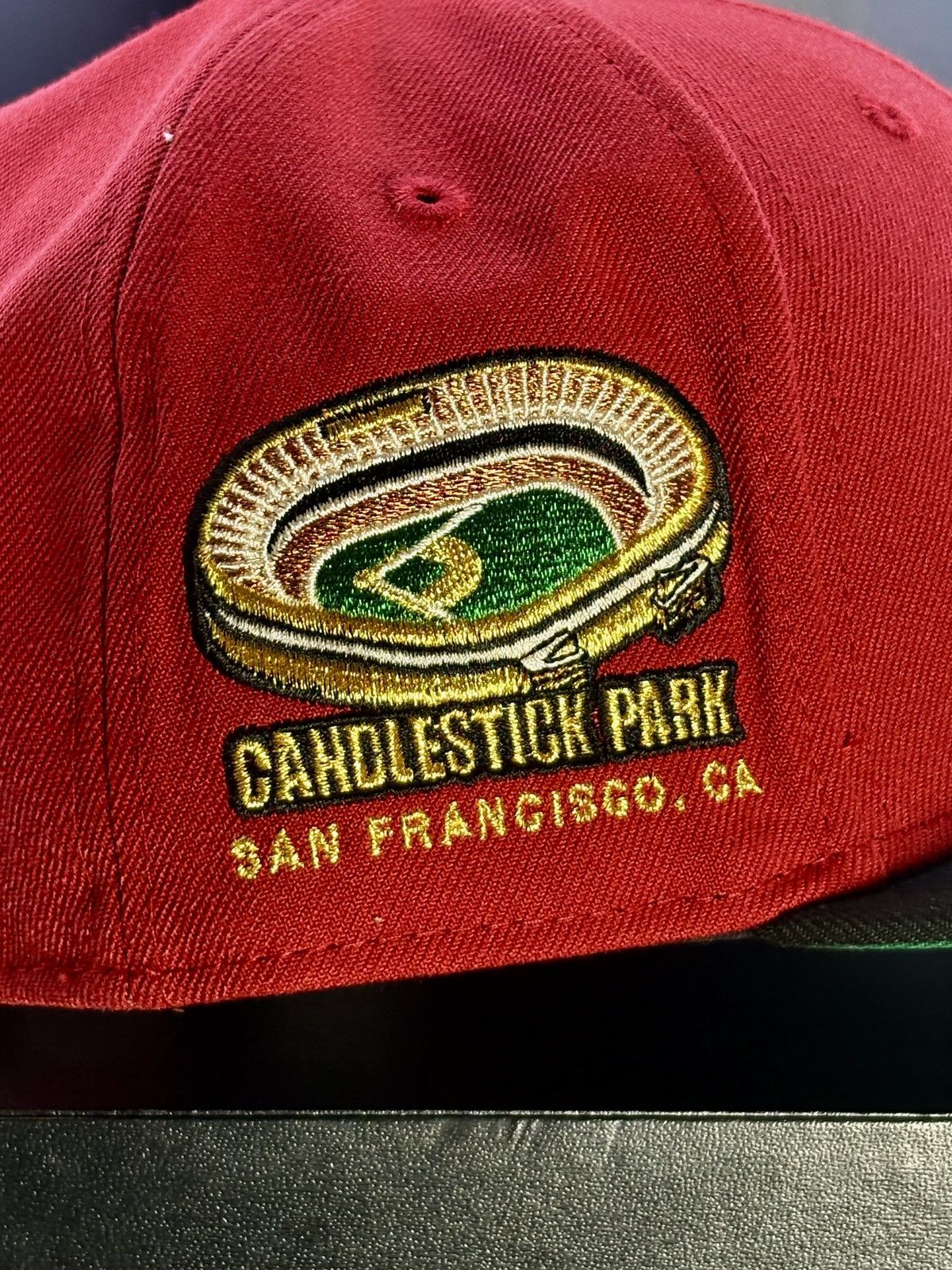 New Era Hat Club San Francisco Candlestick Park Script Patch 59FIFTY Size ONE SIZE - 2 Thumbnail