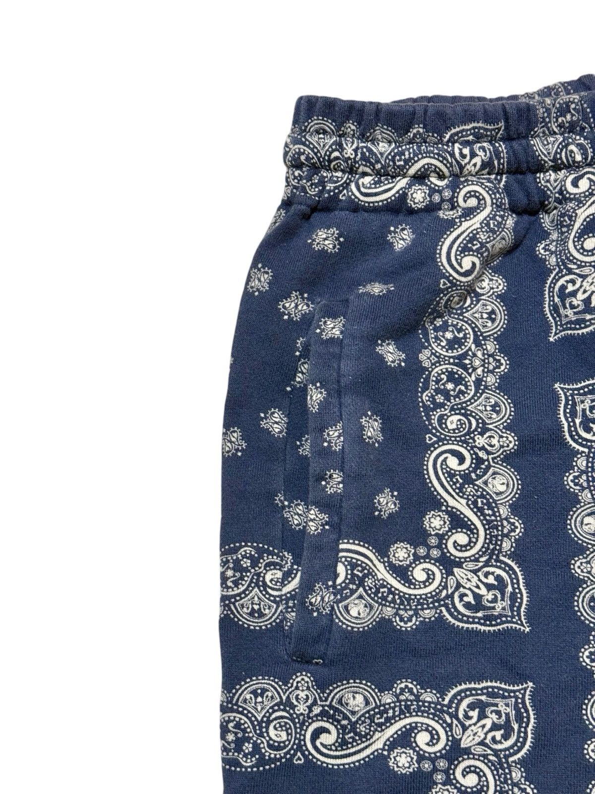 Number (N)ine Raw Hem Paisley Shorts Size US 32 / EU 48 - 3 Thumbnail