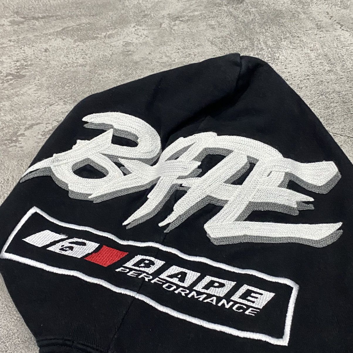 Bape Bape Motor Sport Black Full Zip Hoodie Size US XL / EU 56 / 4 - 7 Thumbnail