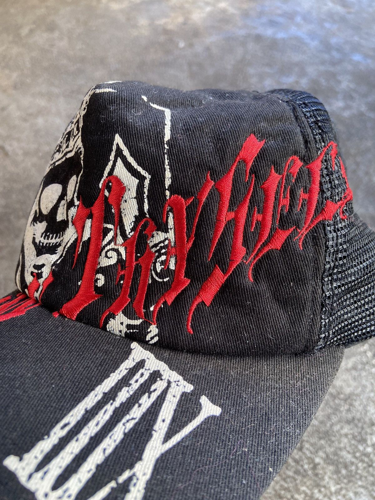 Japanese Brand KNOW THEYSELF JAPANESE BRAND SKULL CAP Size ONE SIZE - 4 Thumbnail