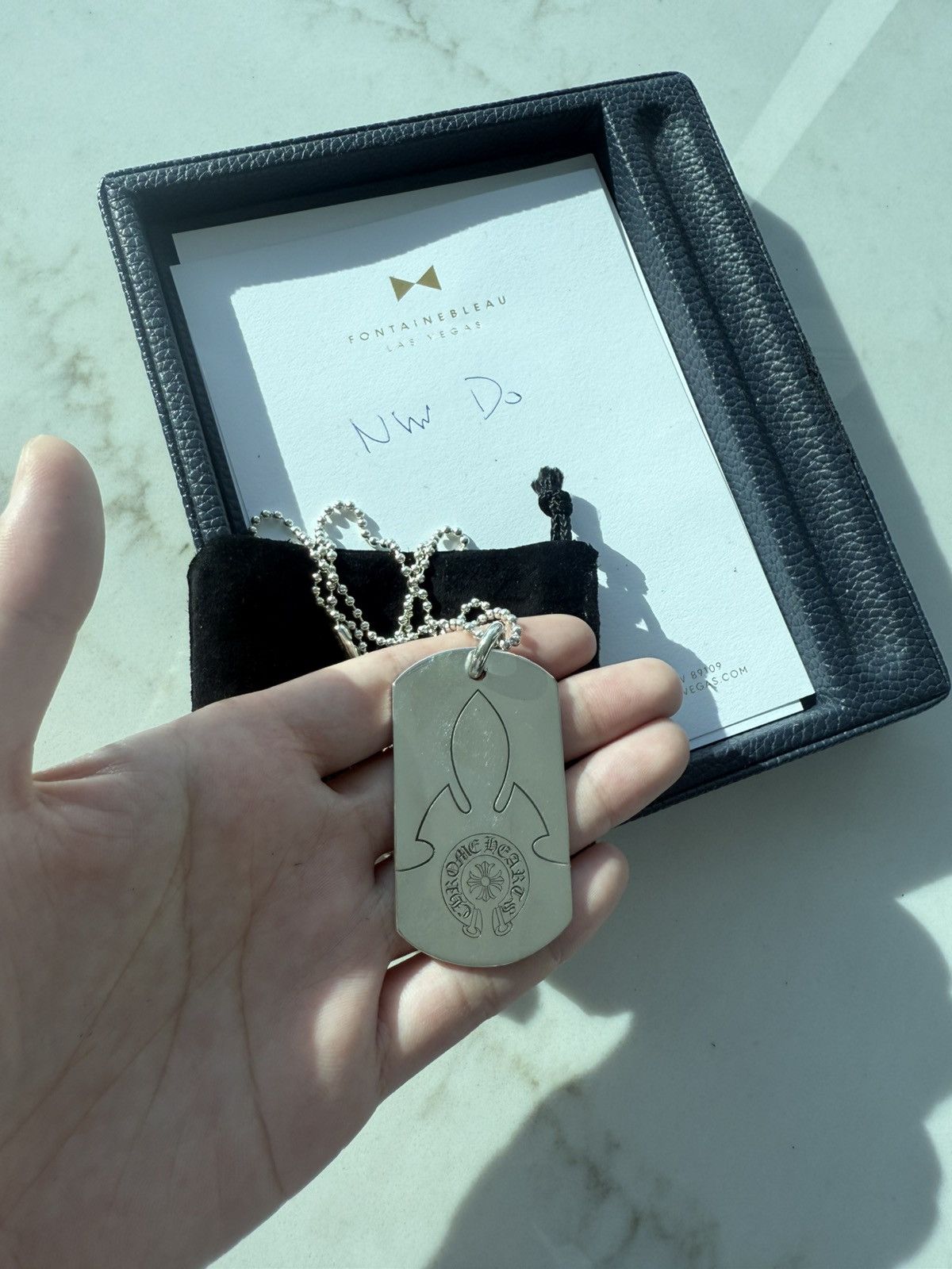 Chrome Hearts Chrome Hearts Dog Tag with ball chain Size ONE SIZE - 2 Thumbnail