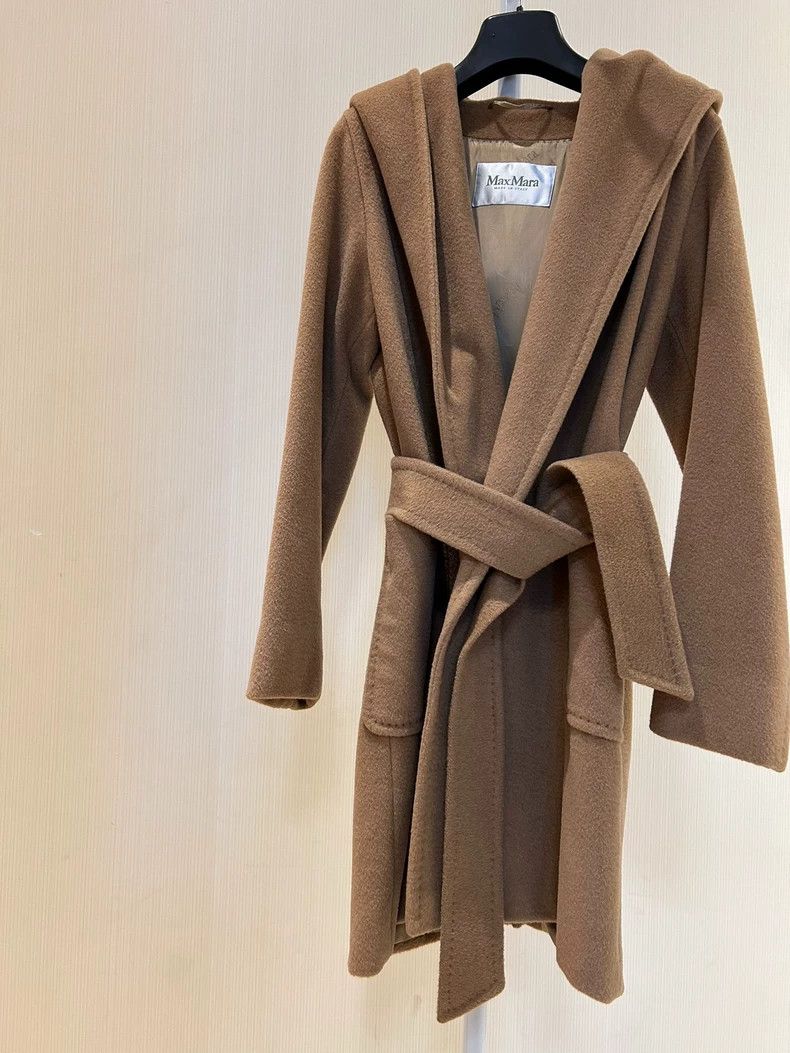 Max Mara Max Mara Rialto bathrobe coat, classic camel Size L / US 10 / IT 46 - 1 Thumbnail