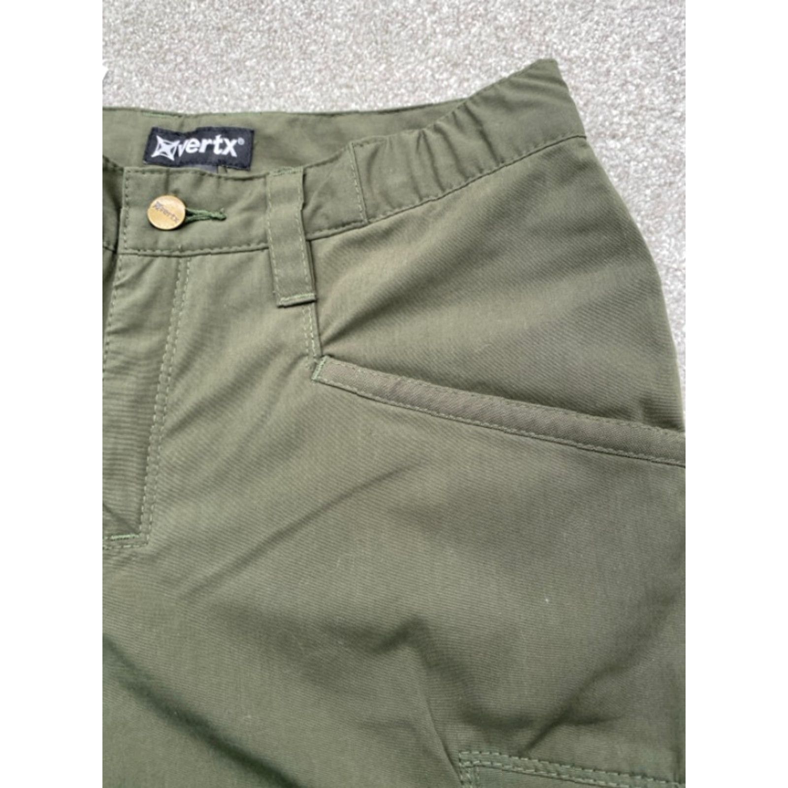 Olive NWT Vertx Women's 26x30 Fusion Lt Olive Tactical Cargo Pants Lightweight 4013 Size 26" / US 2 / IT 38 - 3 Thumbnail