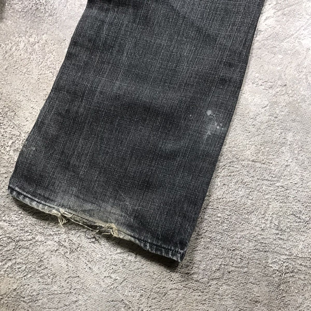 Japanese Brand vintage y2k denim japan jeans distressed flared 90s Size 30" / US 8 / IT 44 - 5 Thumbnail