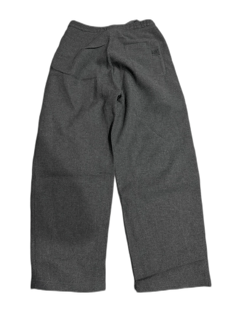 AMI AMI Paris Grey Wide-Leg Wool Pants Size US 34 / EU 50 - 1 Thumbnail