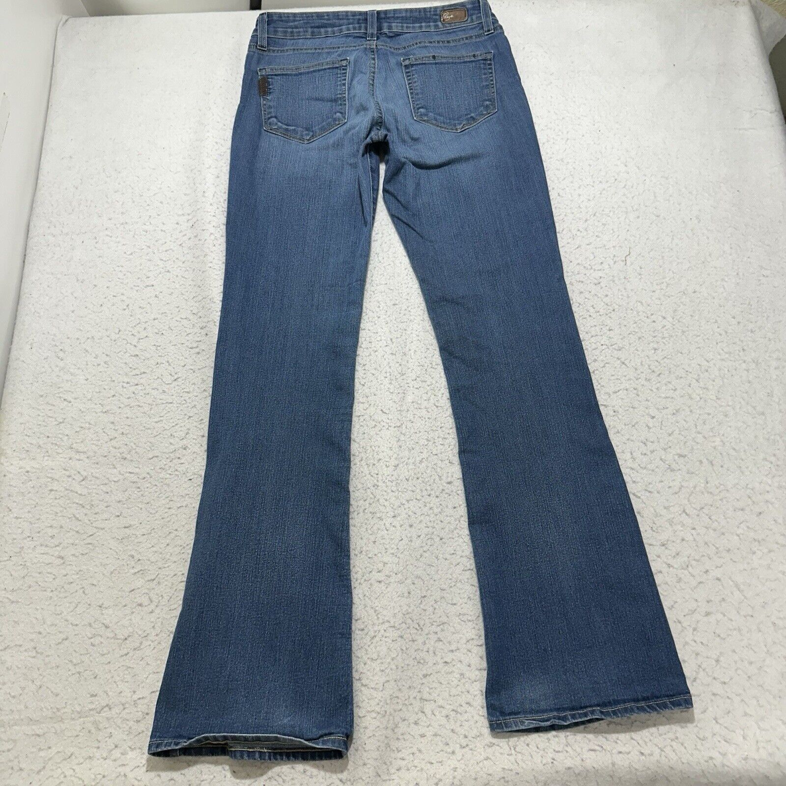 Paige Paige Jeans 27 Blue Low Rise Bootcut Denim Jeans (30x32) Size 30" / US 8 / IT 44 - 6 Thumbnail